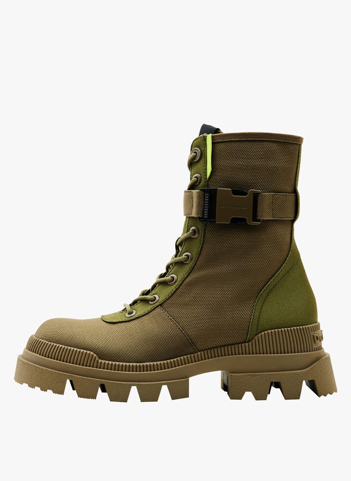 Botines color verde militar hot sale