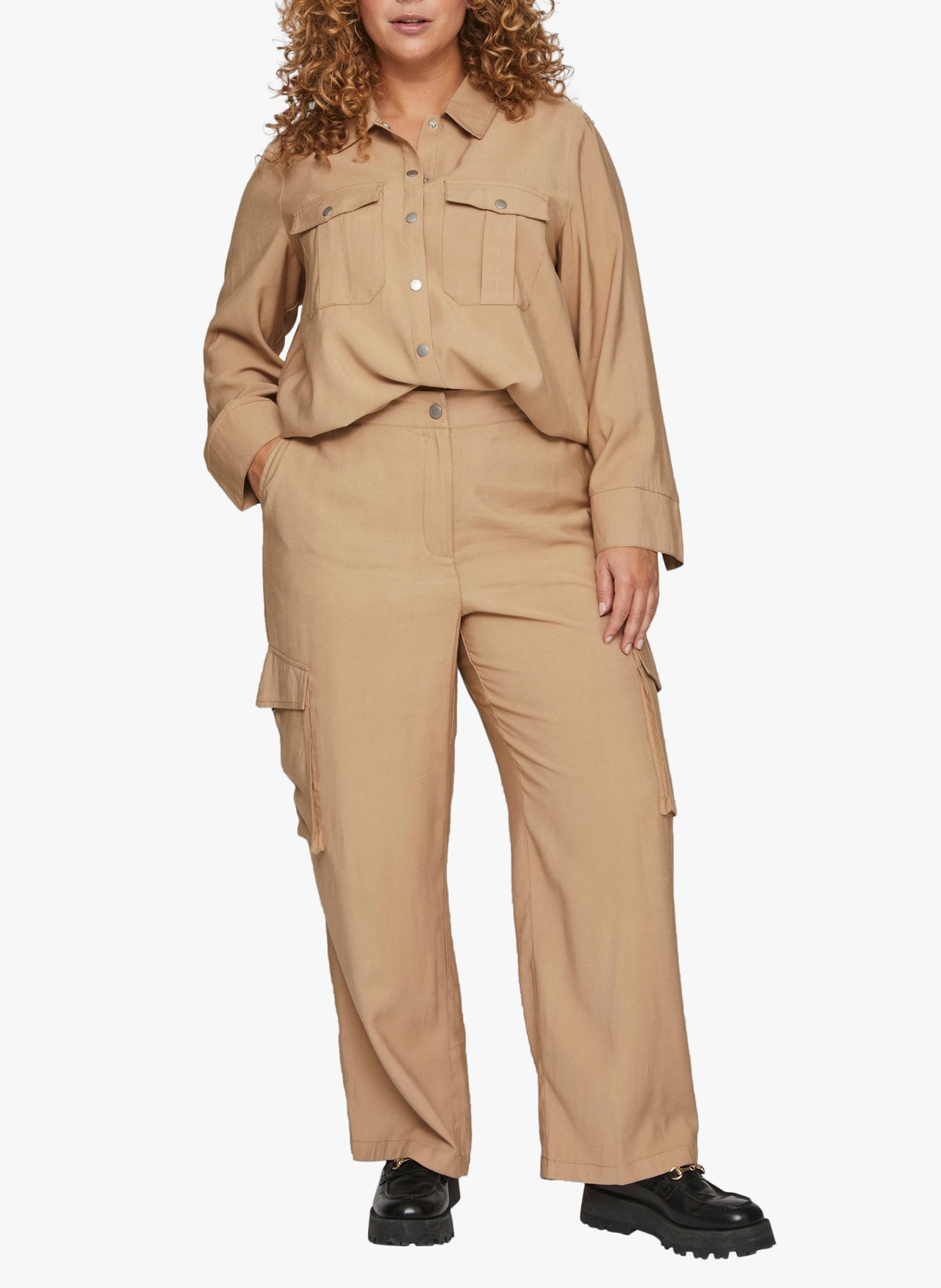 Pantalon droit  EVOKED Beige