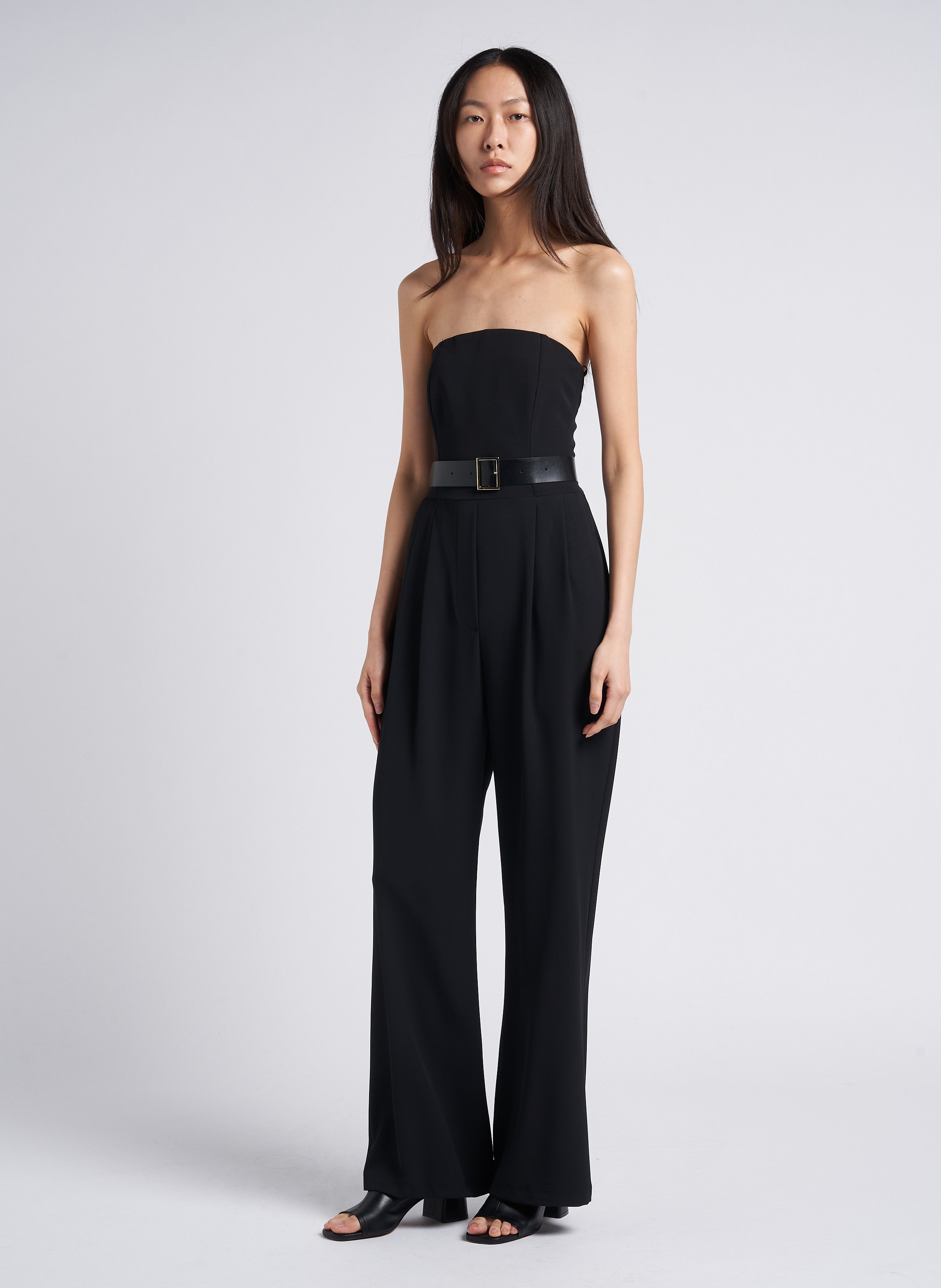 Combinaison bustier avec ceinture IMPERIAL Noir