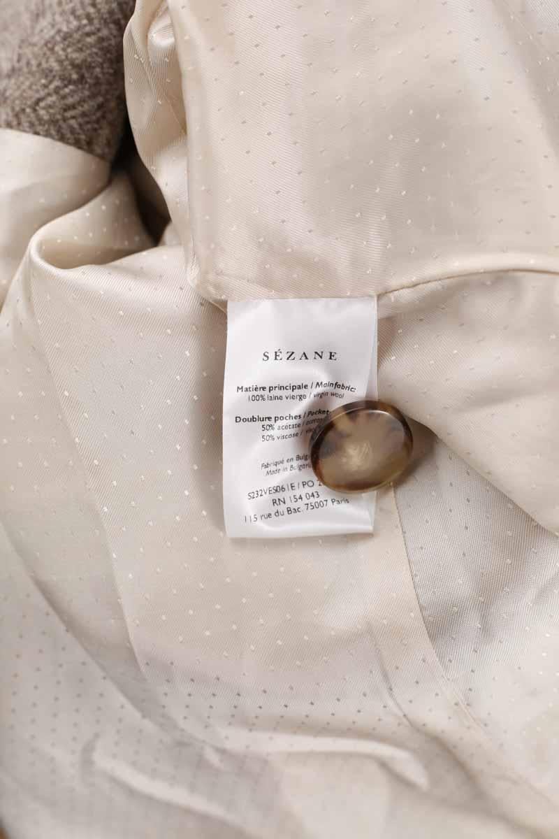 Crinkle dress SEZANE - Seconde main Brown