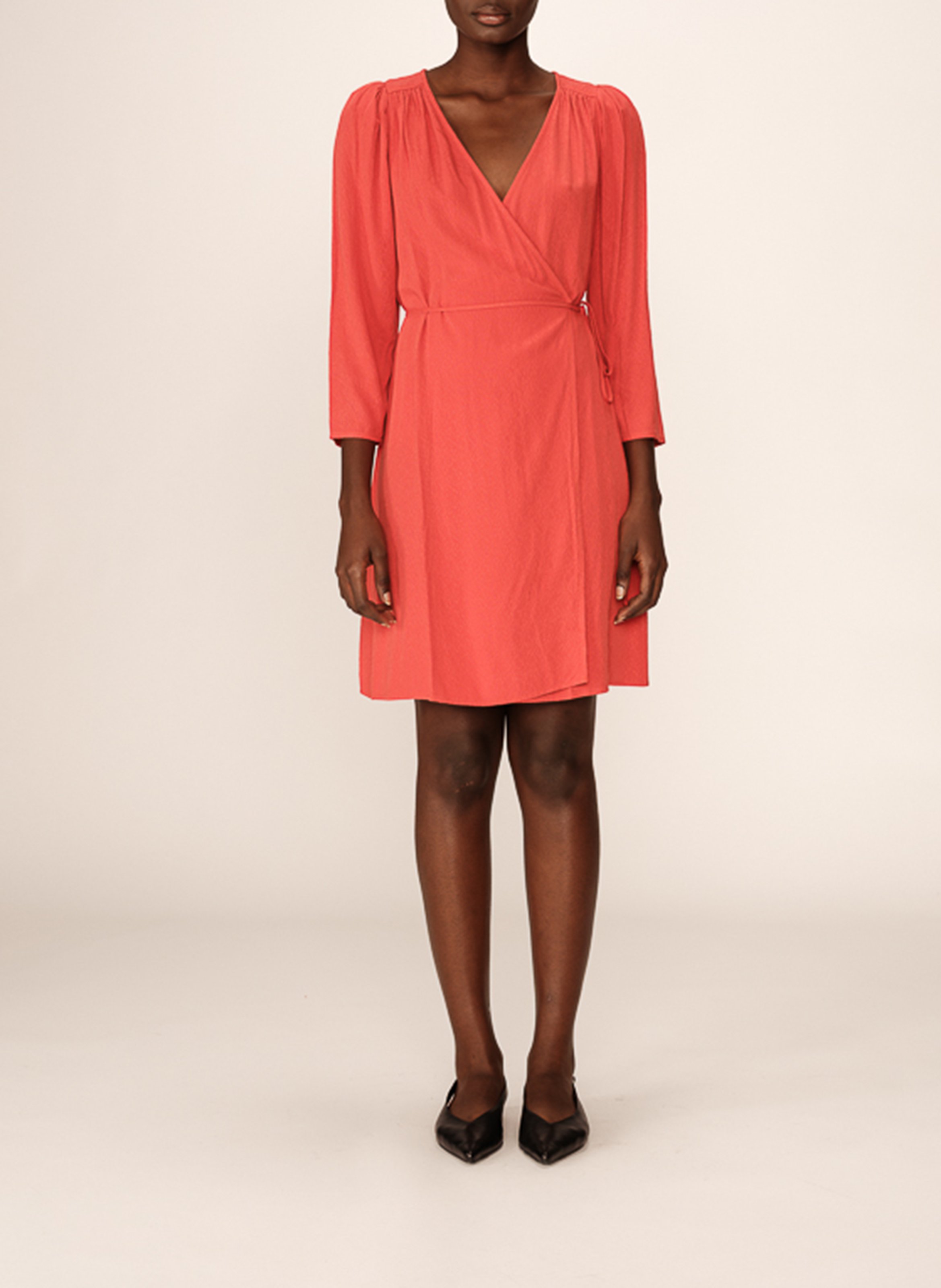 Korte wikkeljurk GRACE ET MILA Brown