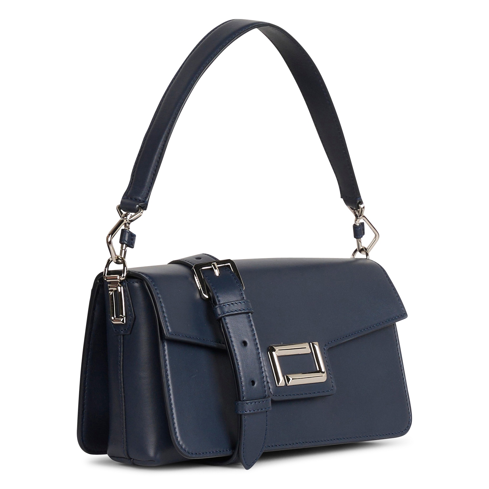 Sac bandoulière à rabat en cuir  LANCEL Bleu