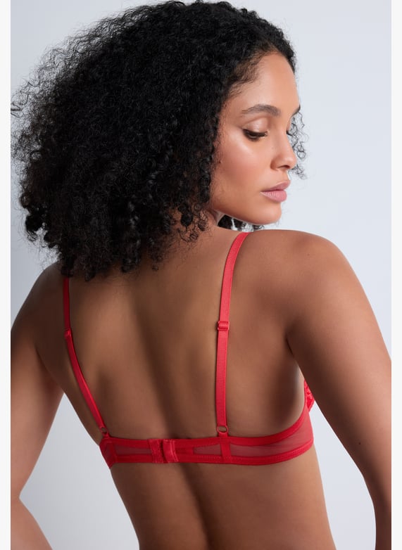 Push-up bra with molded cups | Red by AUBADE Push-up bra with molded cups Red