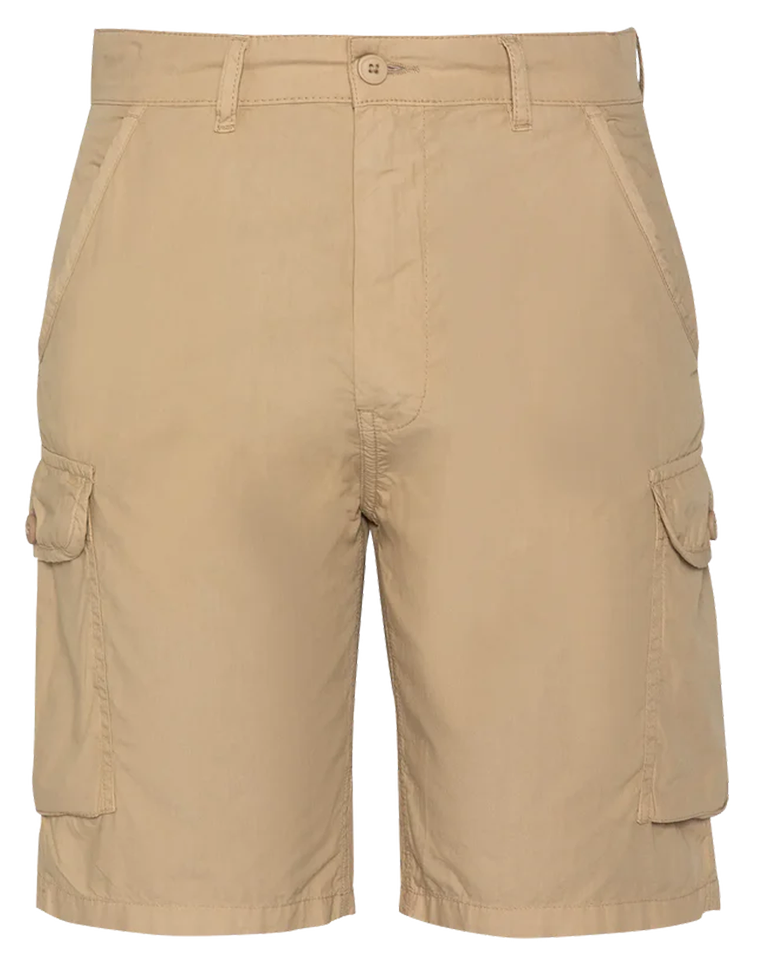 Short droit en coton SCHOTT Beige