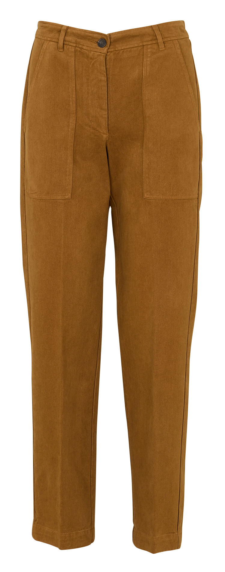 Pantalon droit HARTFORD Marron