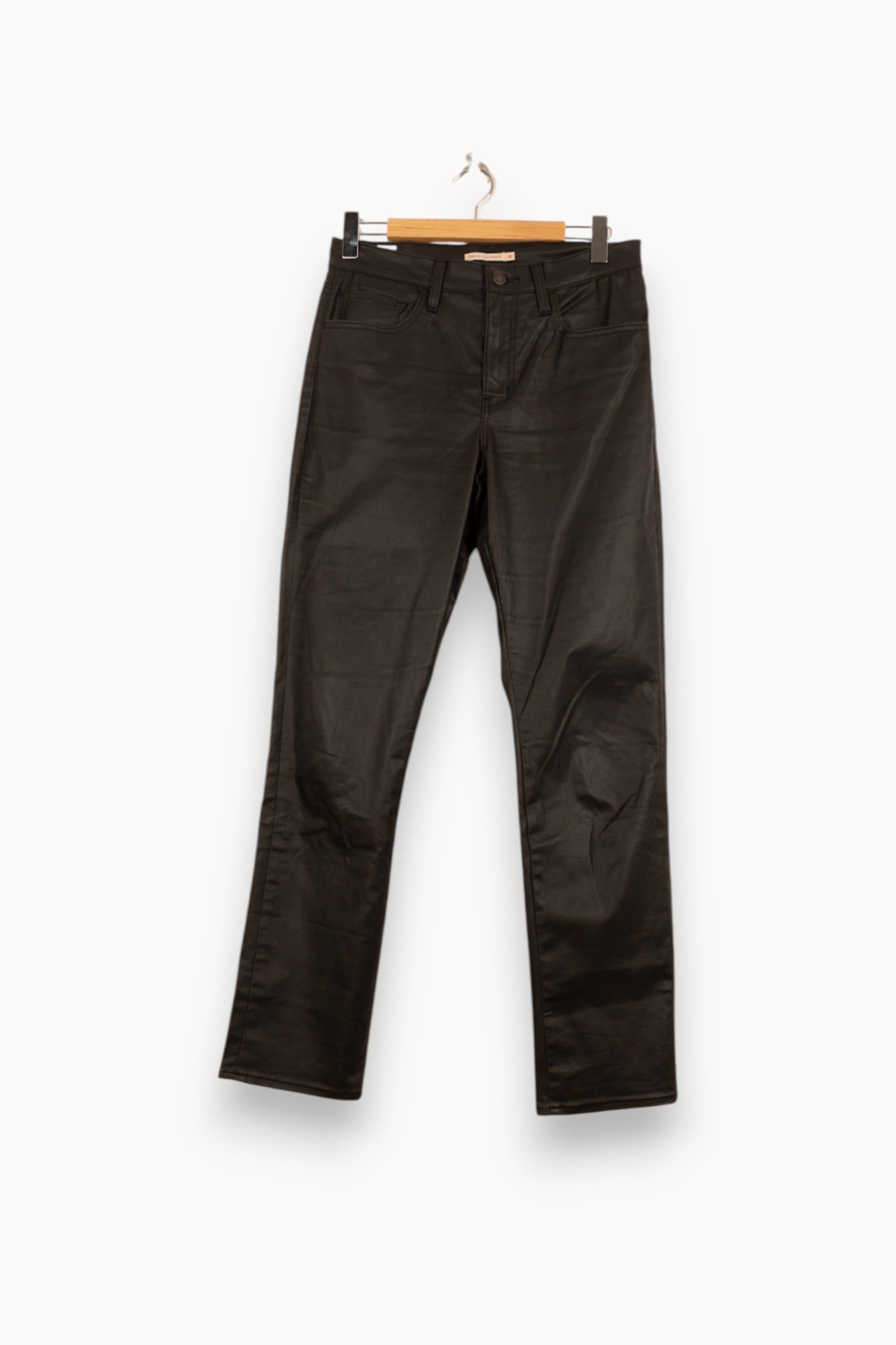 Cropped slim jeans with studs LEVI'S - Seconde main Black