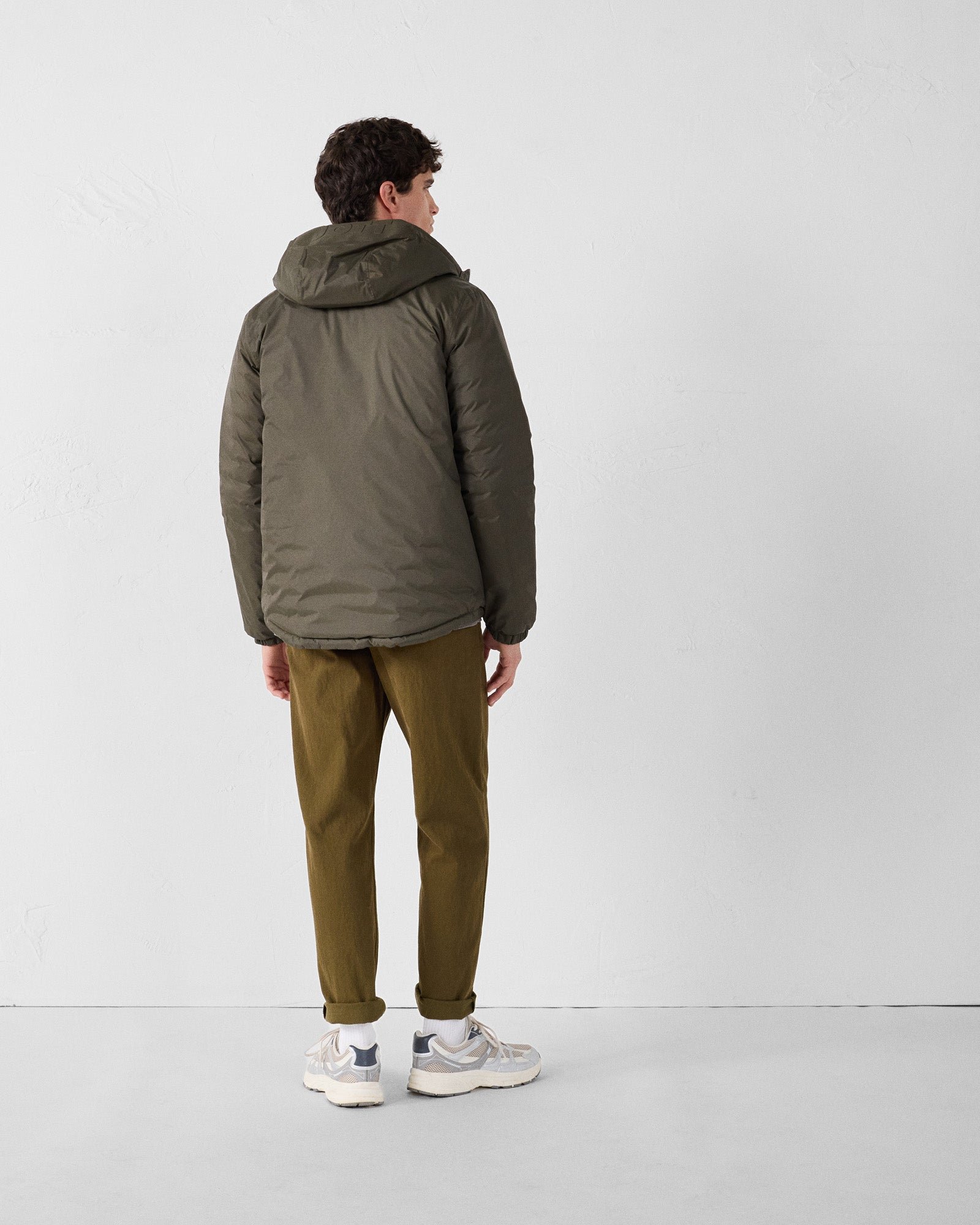 Reversible jacket army/fire red brummen JOTT Green