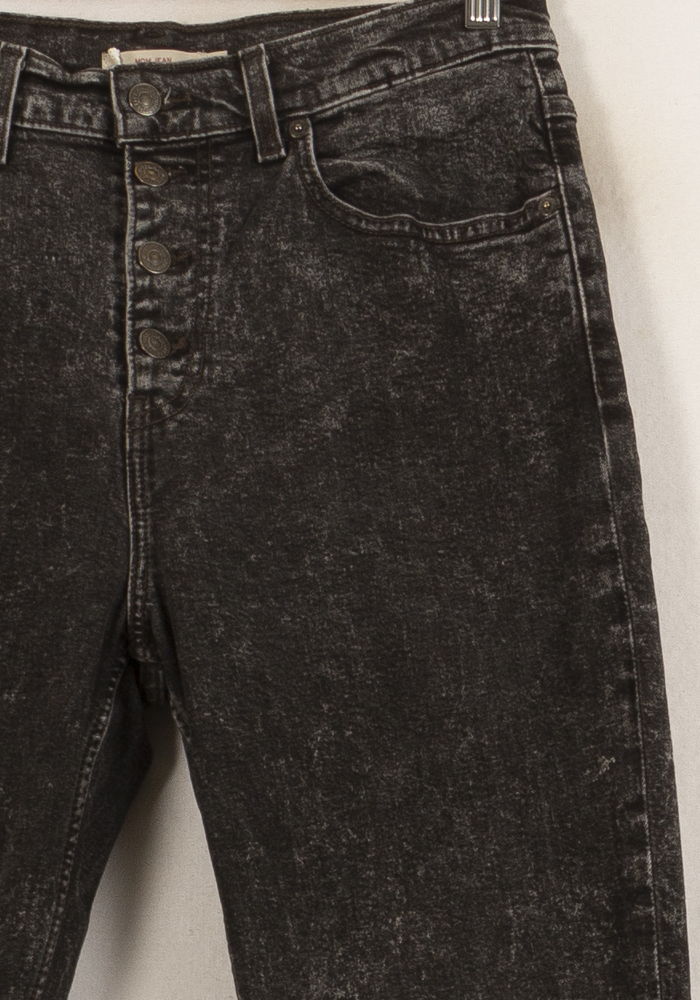 Cropped slim jeans with studs LEVI'S - Seconde main Black