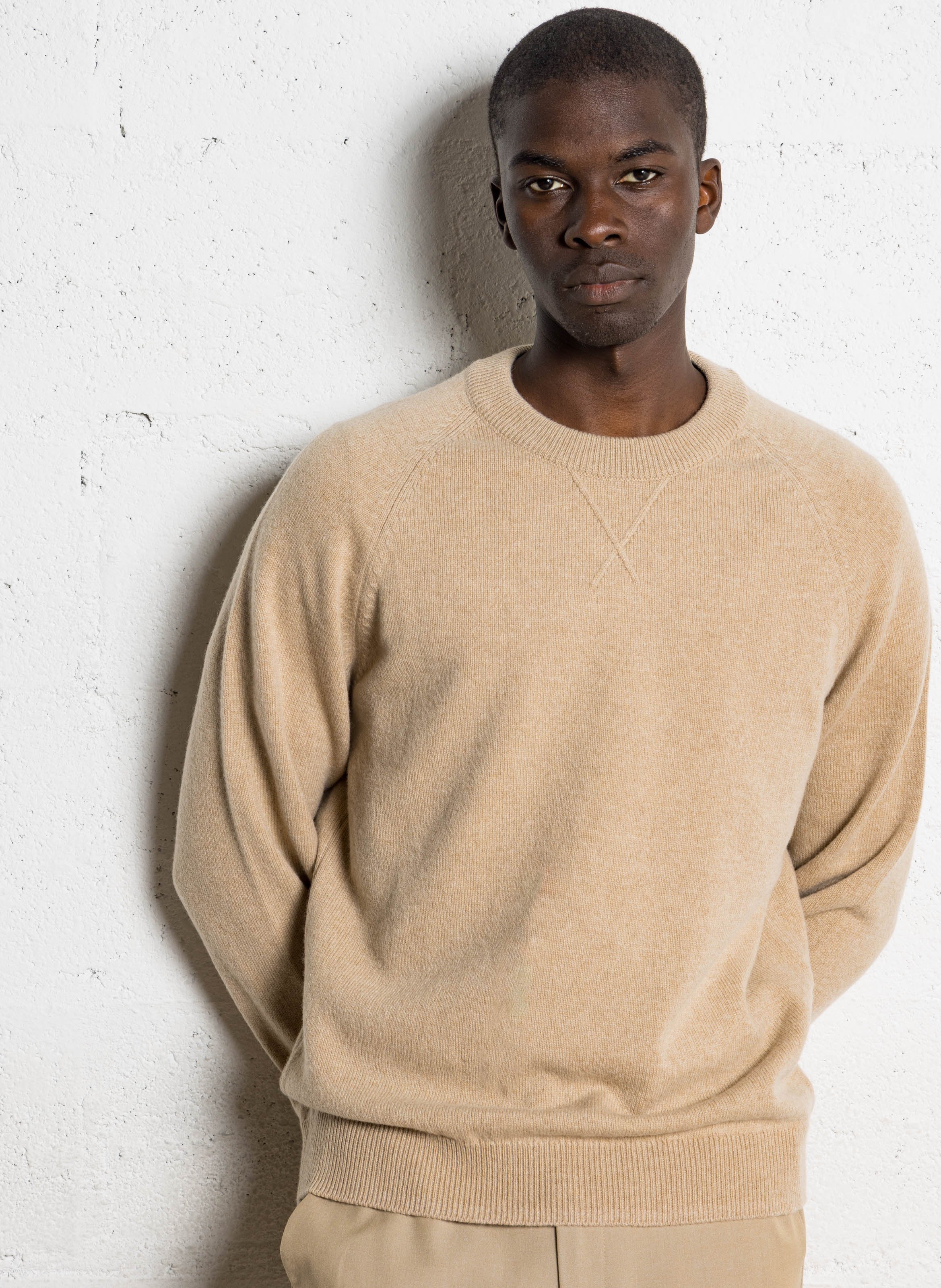 Straight round-neck merino wool sweater PAUL SMITH