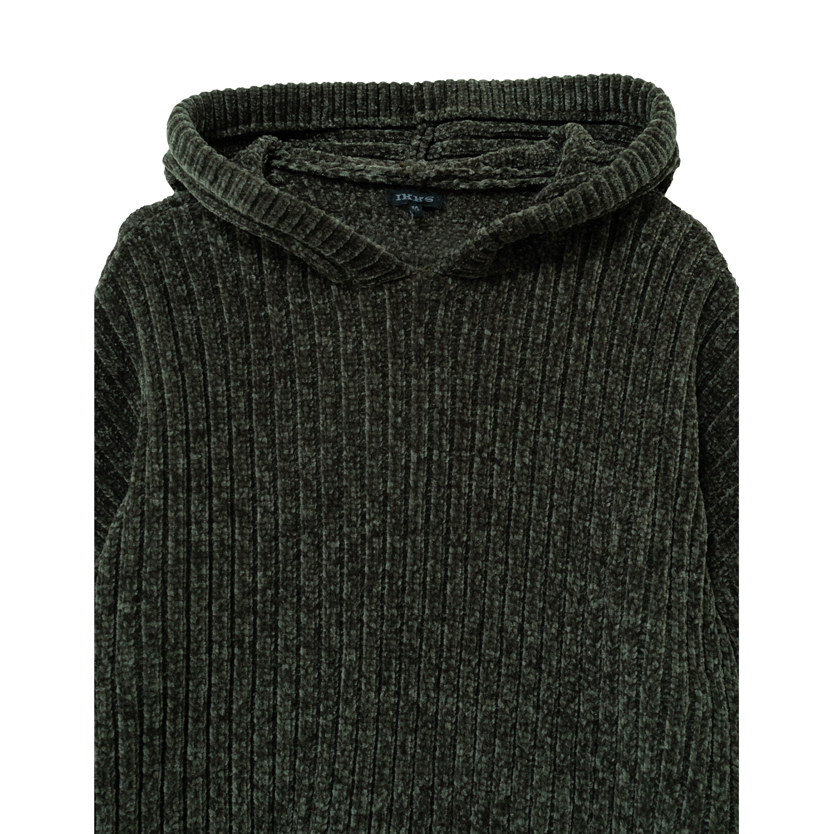 Pull capuche en tricot IKKS JUNIOR Kaki