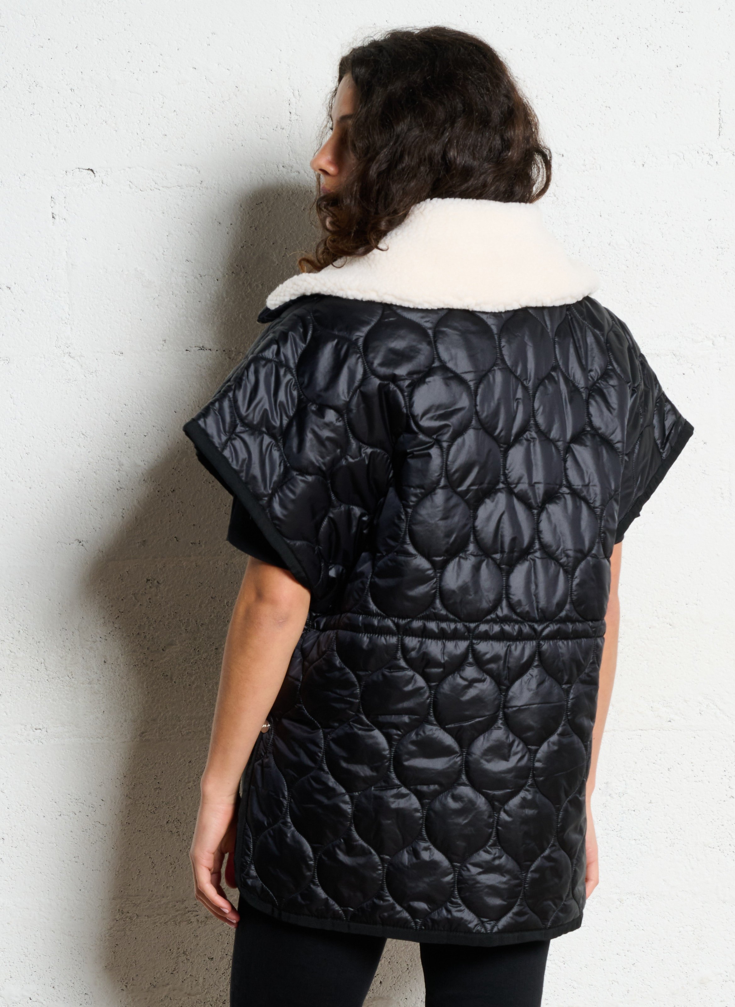 Veste ample sans manches matelassée LIU JO Noir