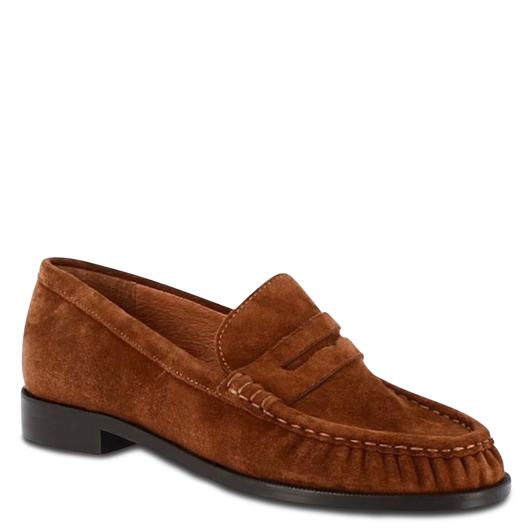 Mocassins en cuir velours JONAK Marron