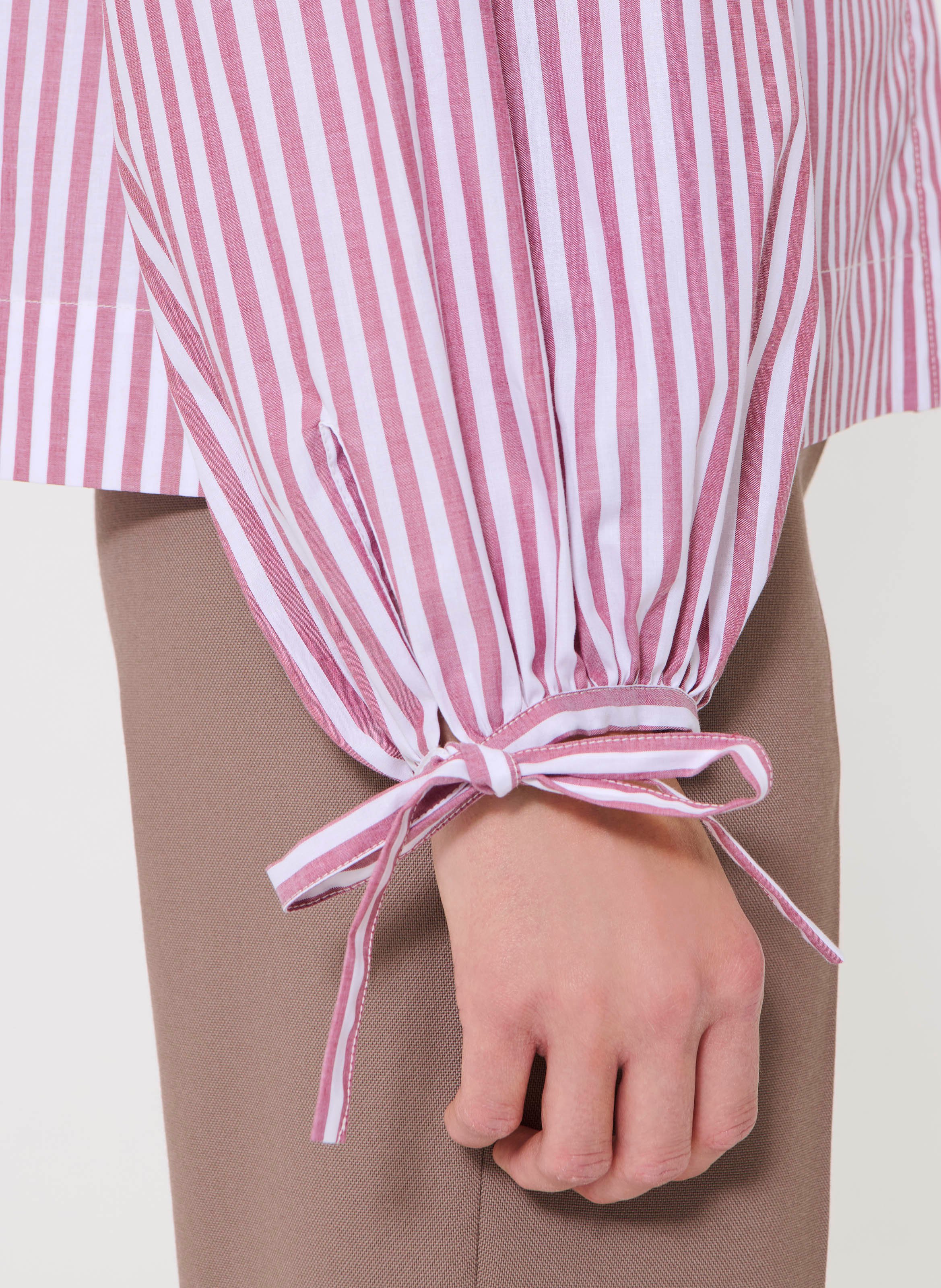 Blouse van biokatoen met klassieke kraag TARA JARMON Roze