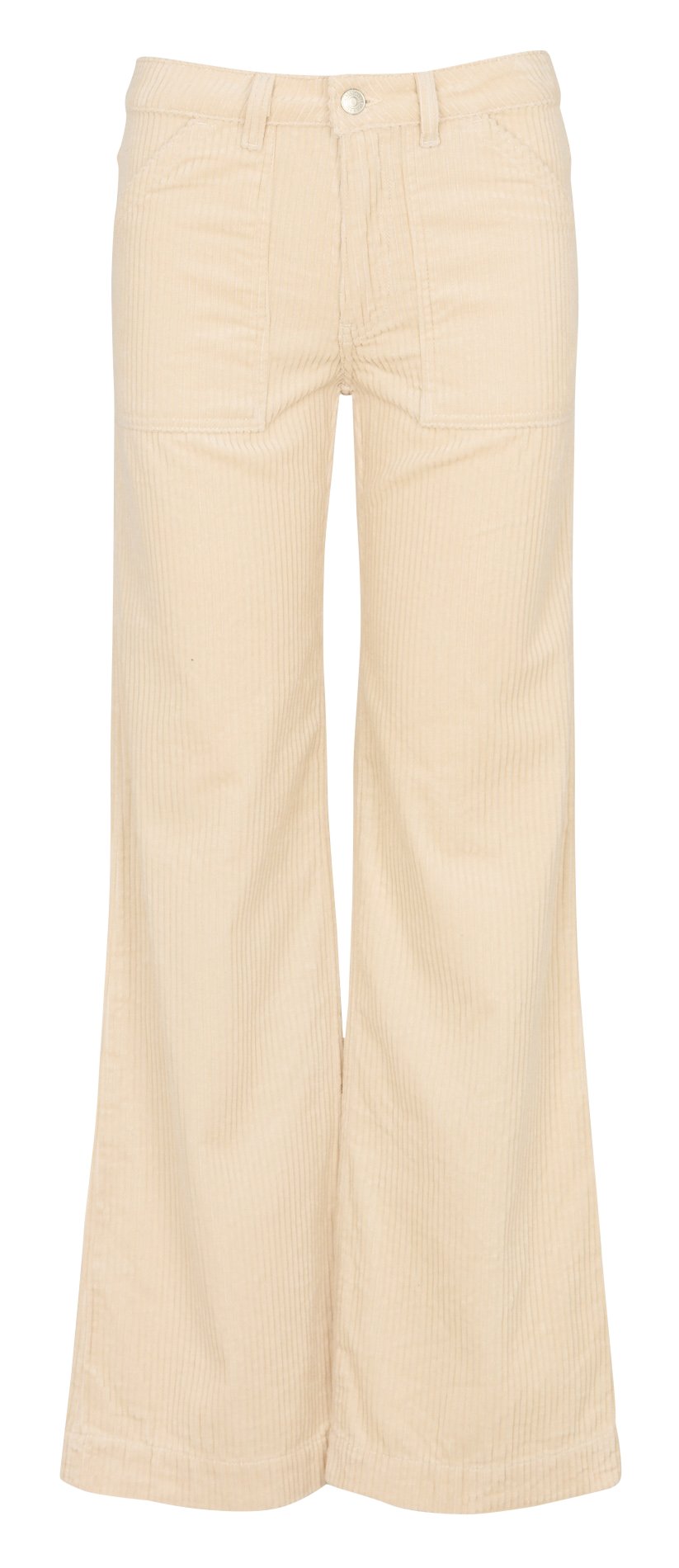 Capribroek van corduroy ACQUAVERDE Wit