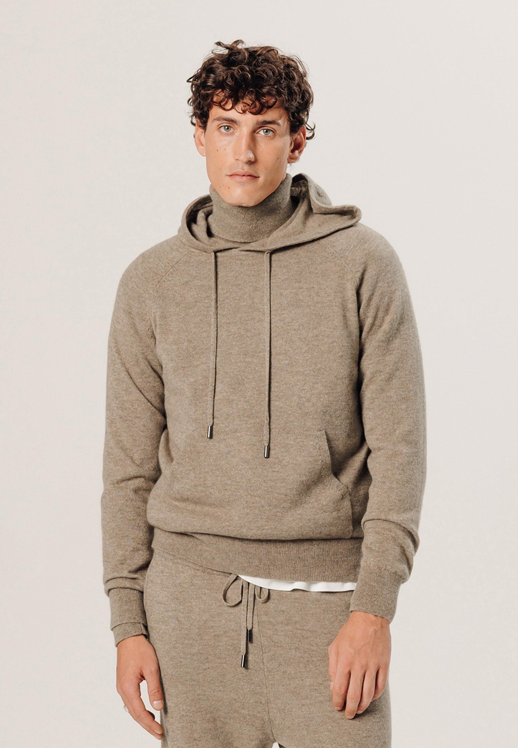 Pull à capuche en cachemire RODIER Beige