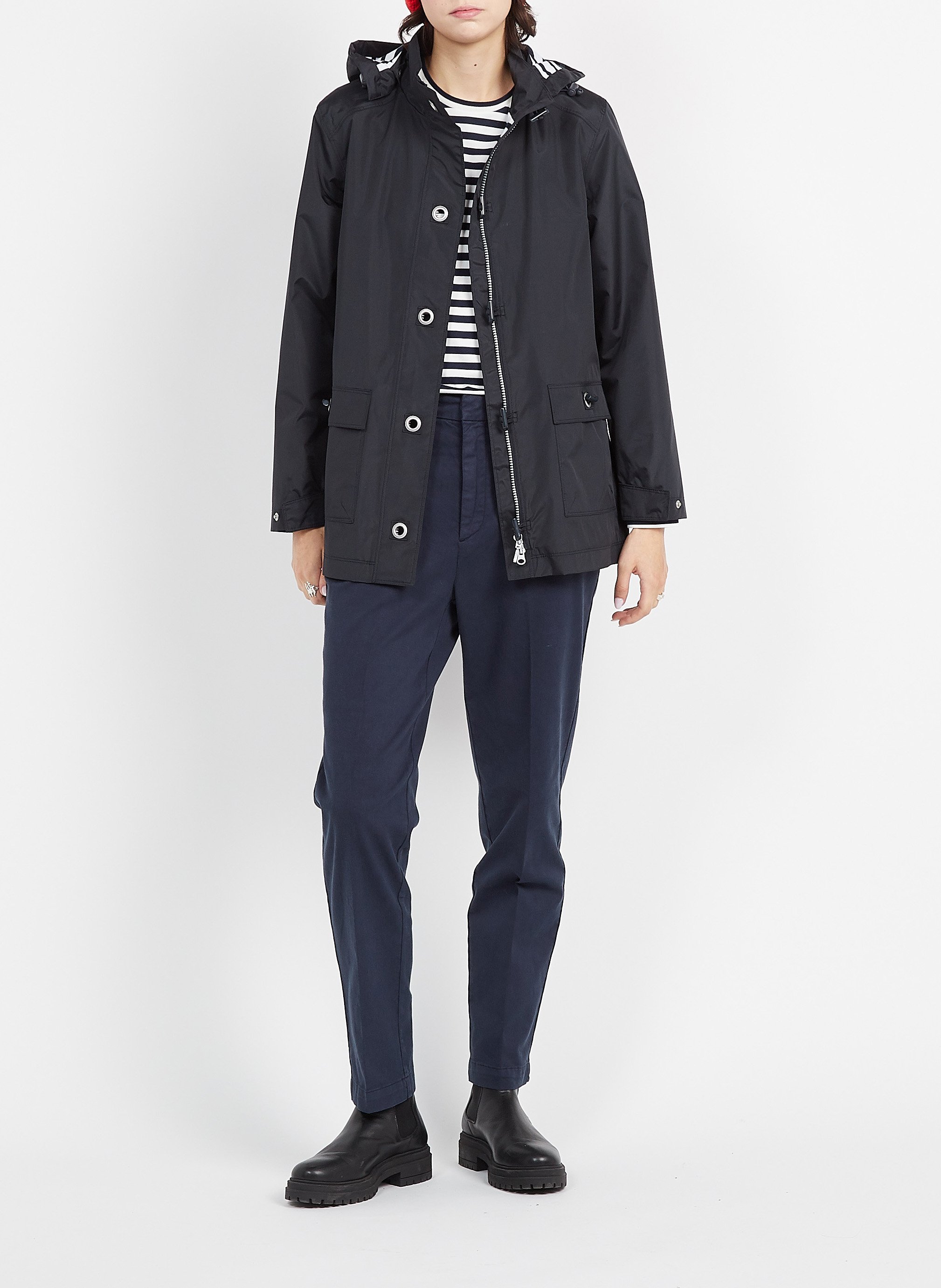 Coupe-vent à capuche ARMOR LUX Bleu