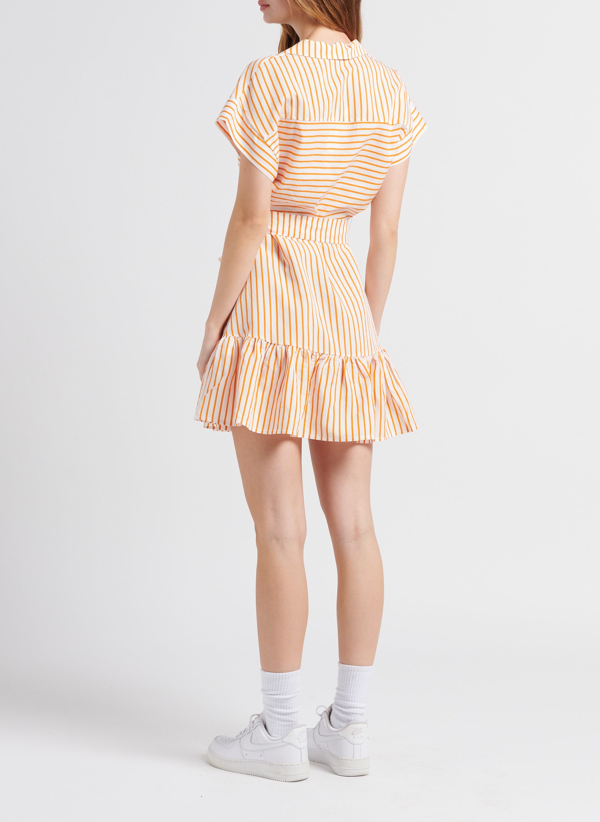 Short dress with tailored collar INDEE Multicolored