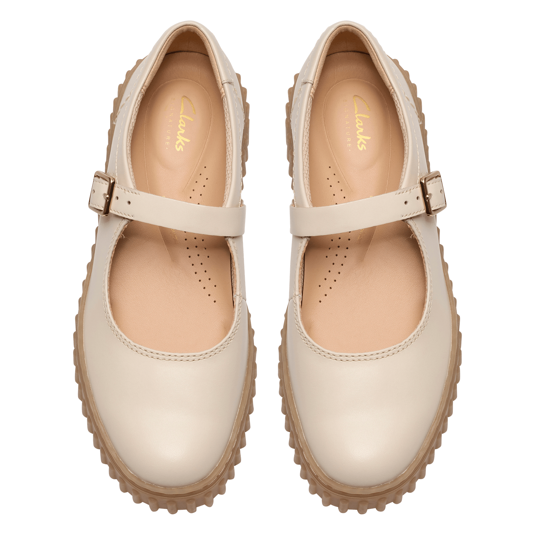Ballet pumps CLARKS Beige