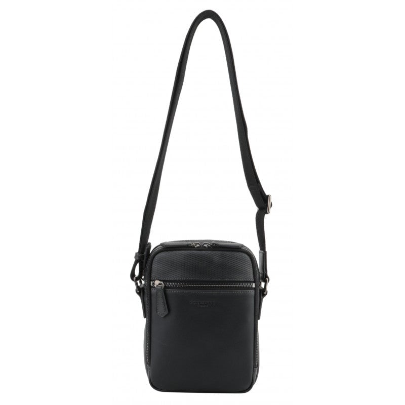 Crossbody bag in cowhide leather POURCHET