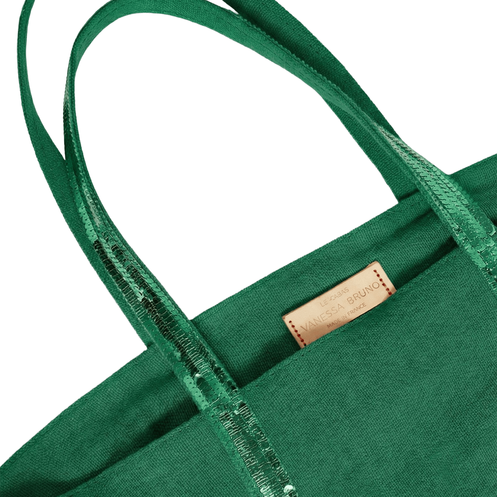 Linen tote bag VANESSA BRUNO Green