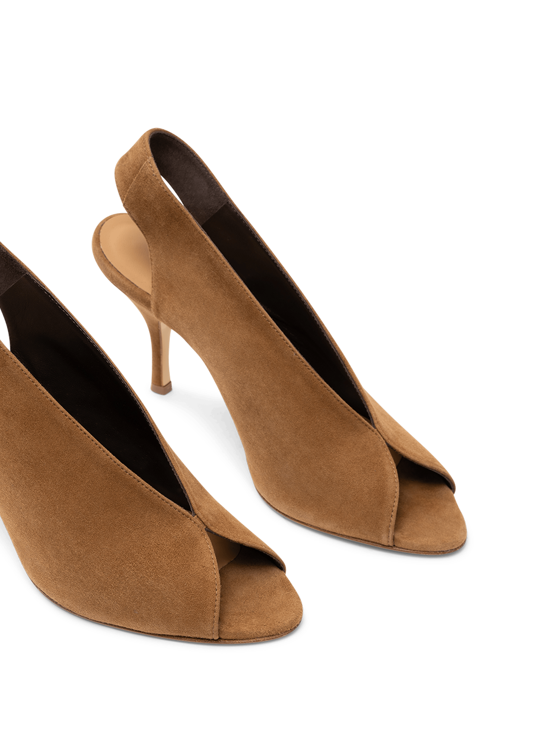 Date suede leather sandals PARALLELE PARIS Brown