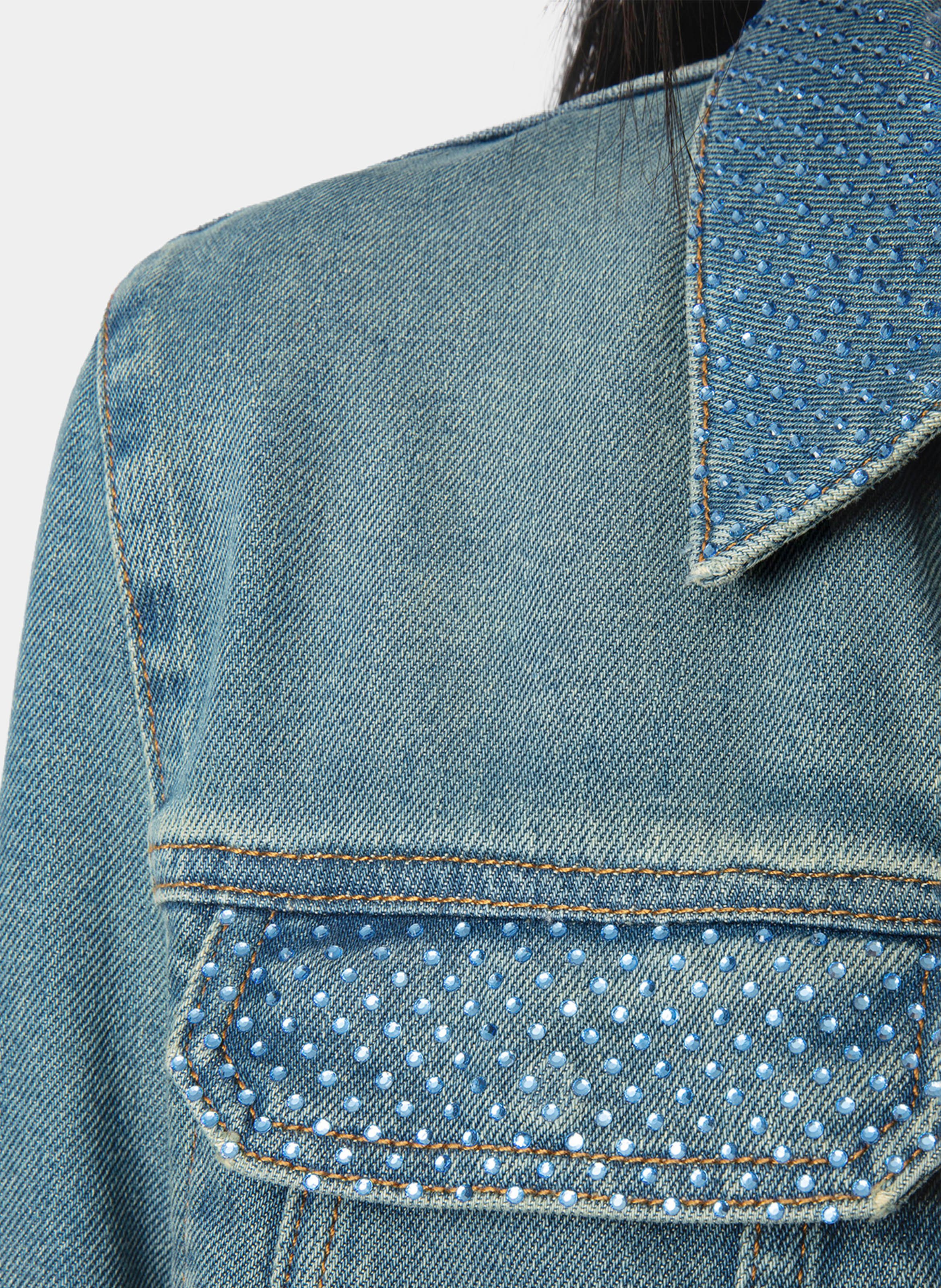 Cotton-blend coat with classic collar ZADIG&VOLTAIRE Blue