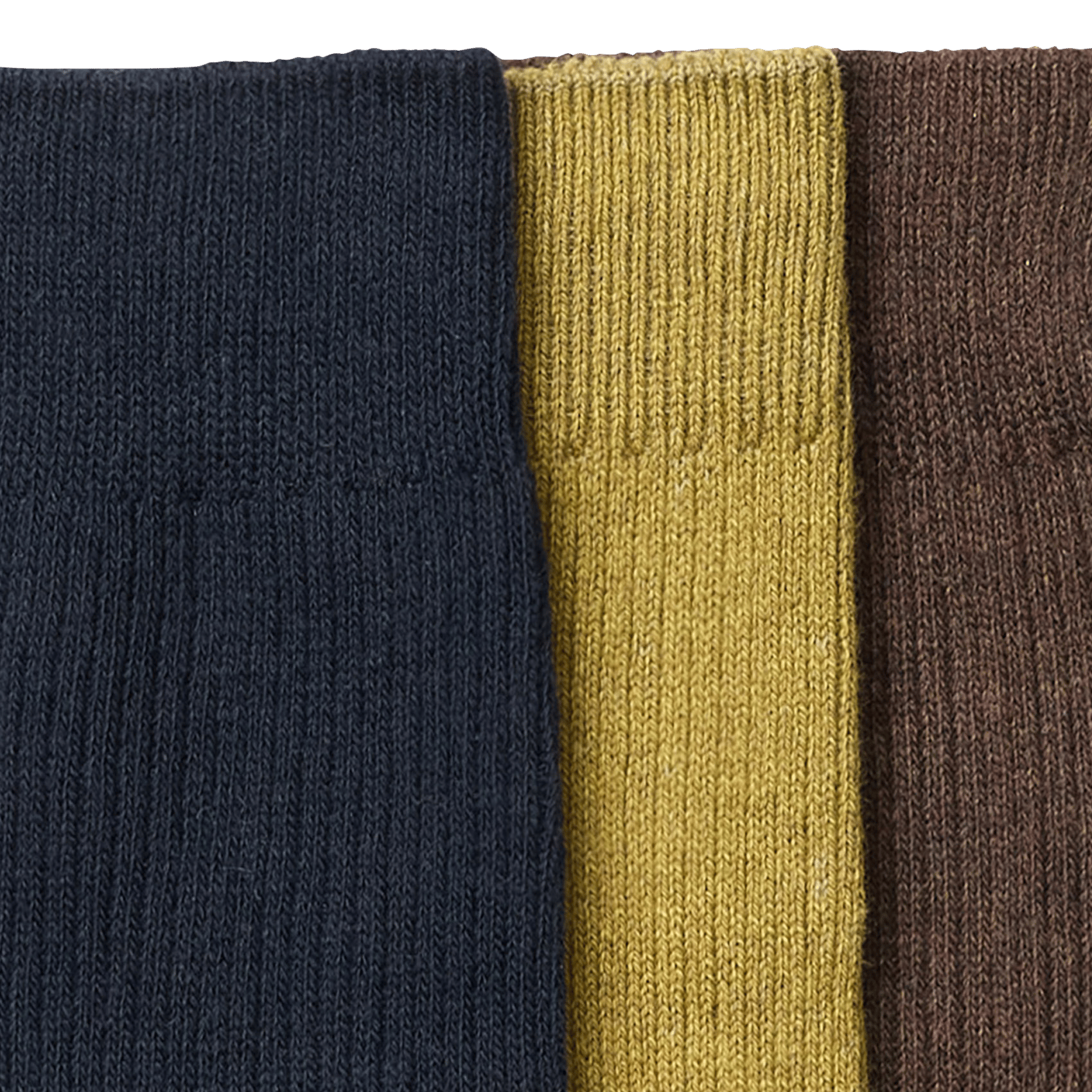 Set aus 3 einfarbigen Socken SELECTED Grun