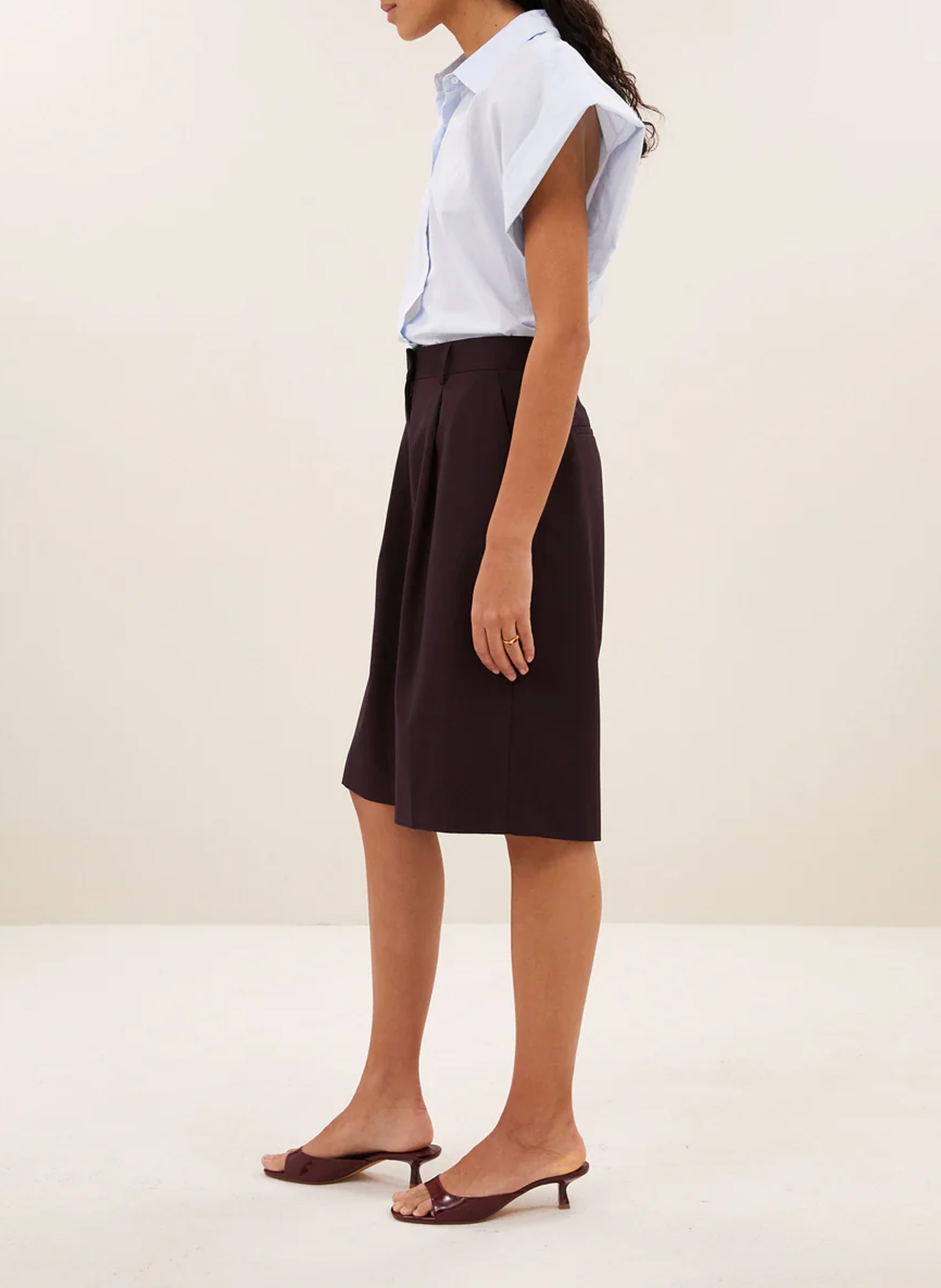 Große Bermuda Shorts BY BAR Rot