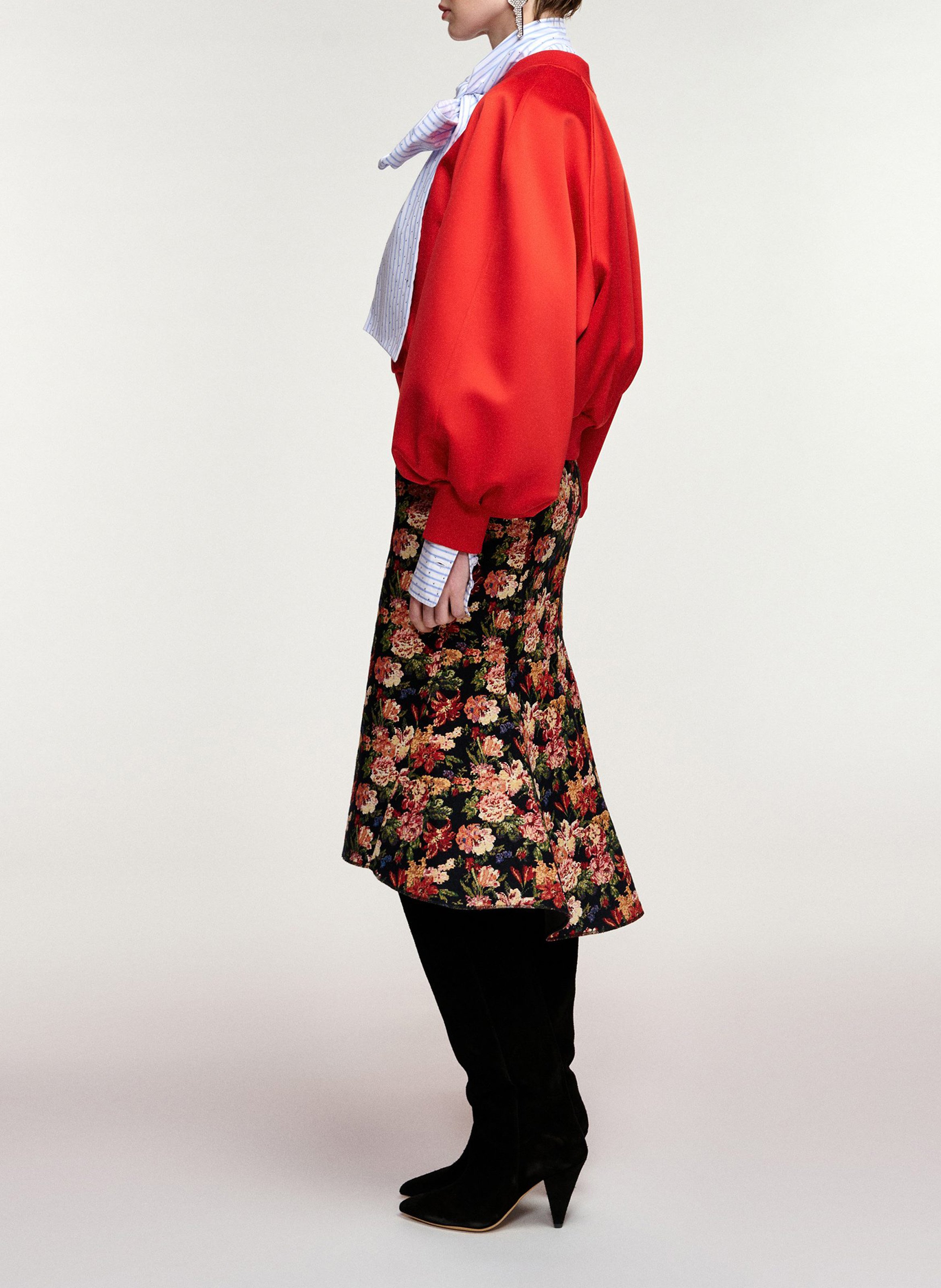 Blouson oversize à manches volumineuses ESSENTIEL ANTWERP Rouge