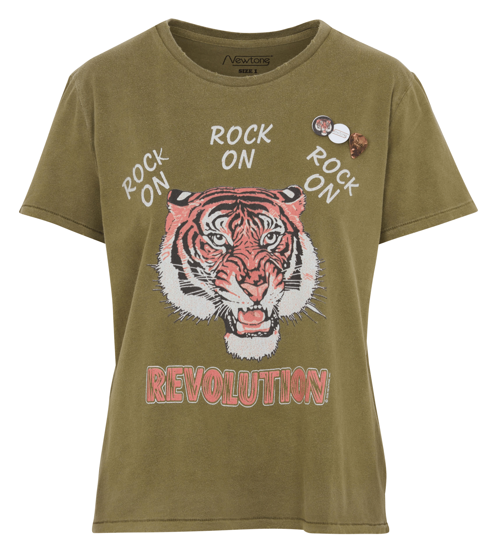Tee-shirt imprimé en coton  NEWTONE