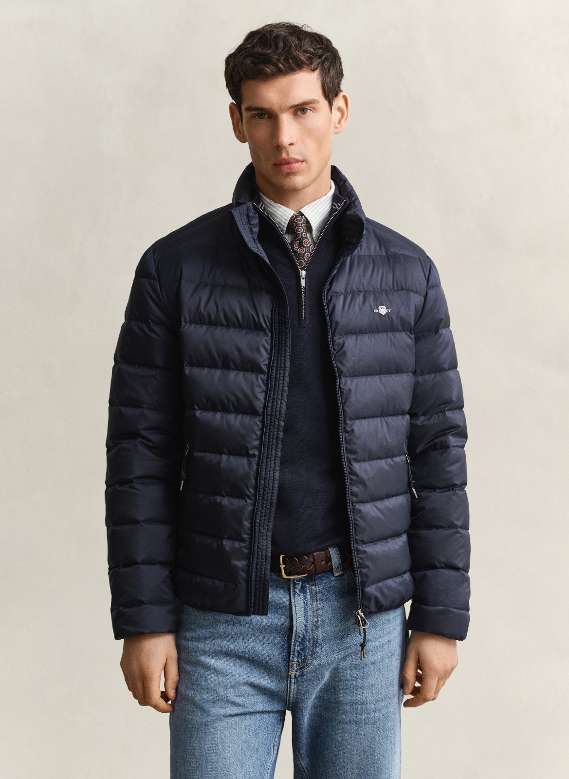 Steppjacke mit Stehkragen GANT Blau