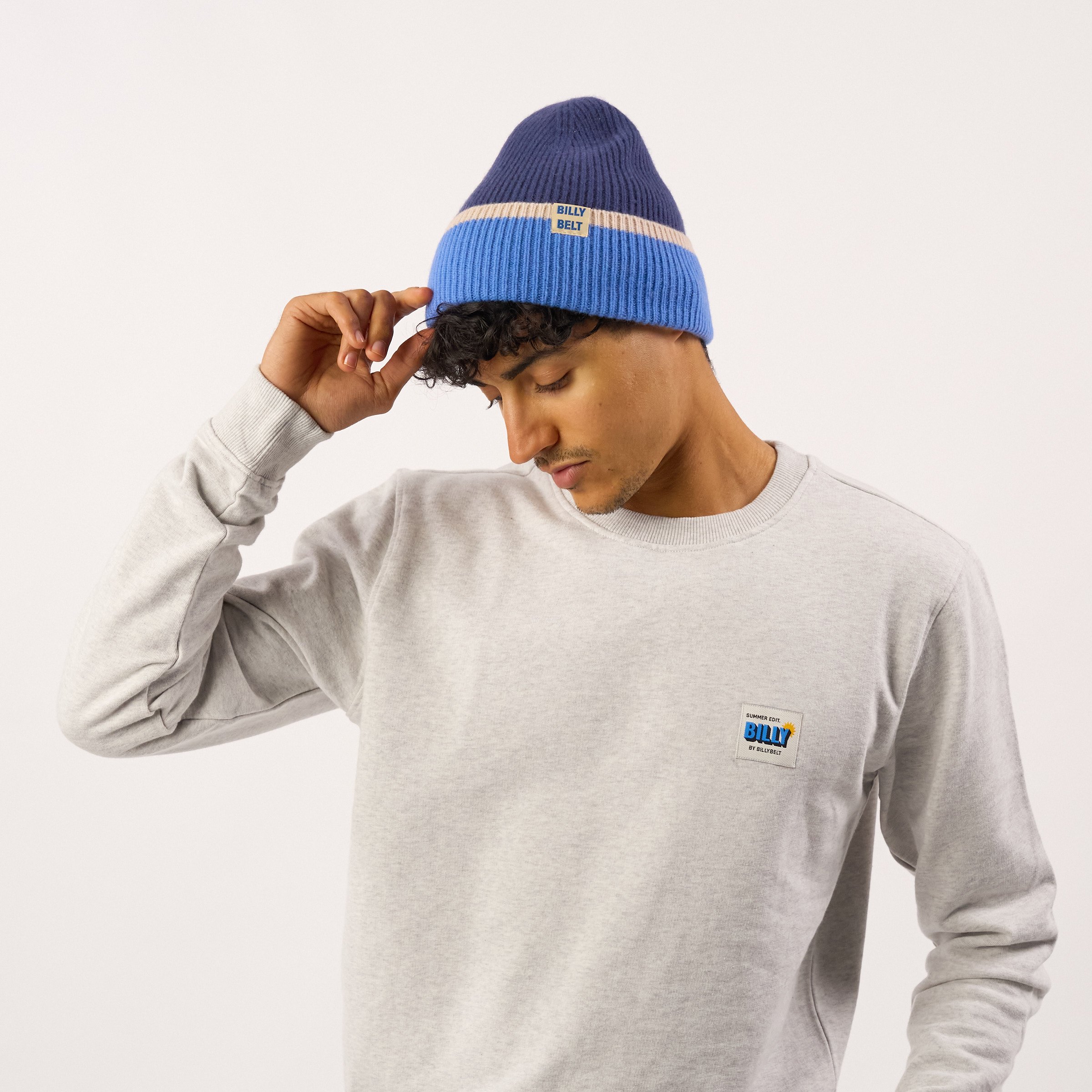Wool hat BILLYBELT Blue