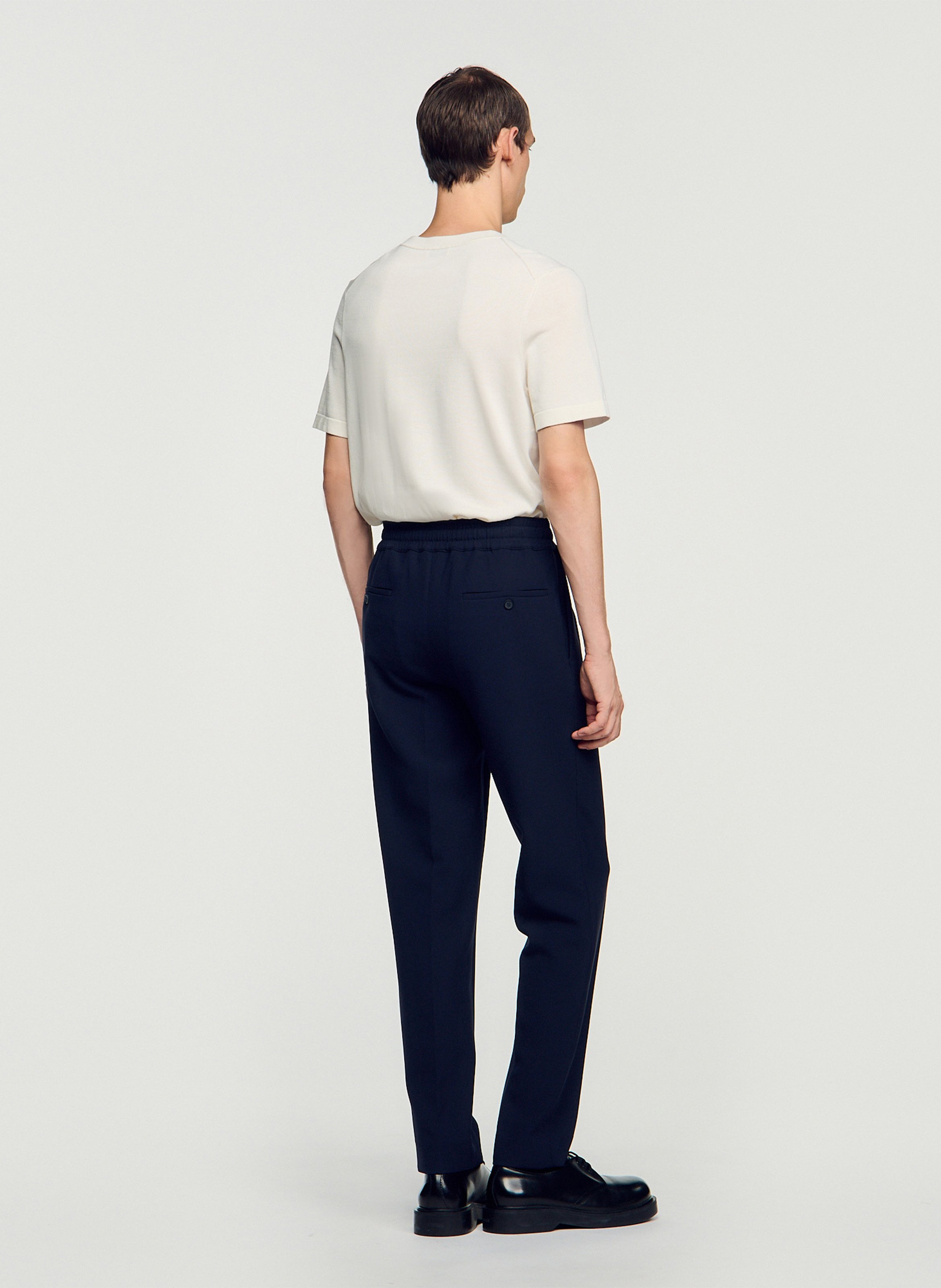Carrot trousers SANDRO Blue