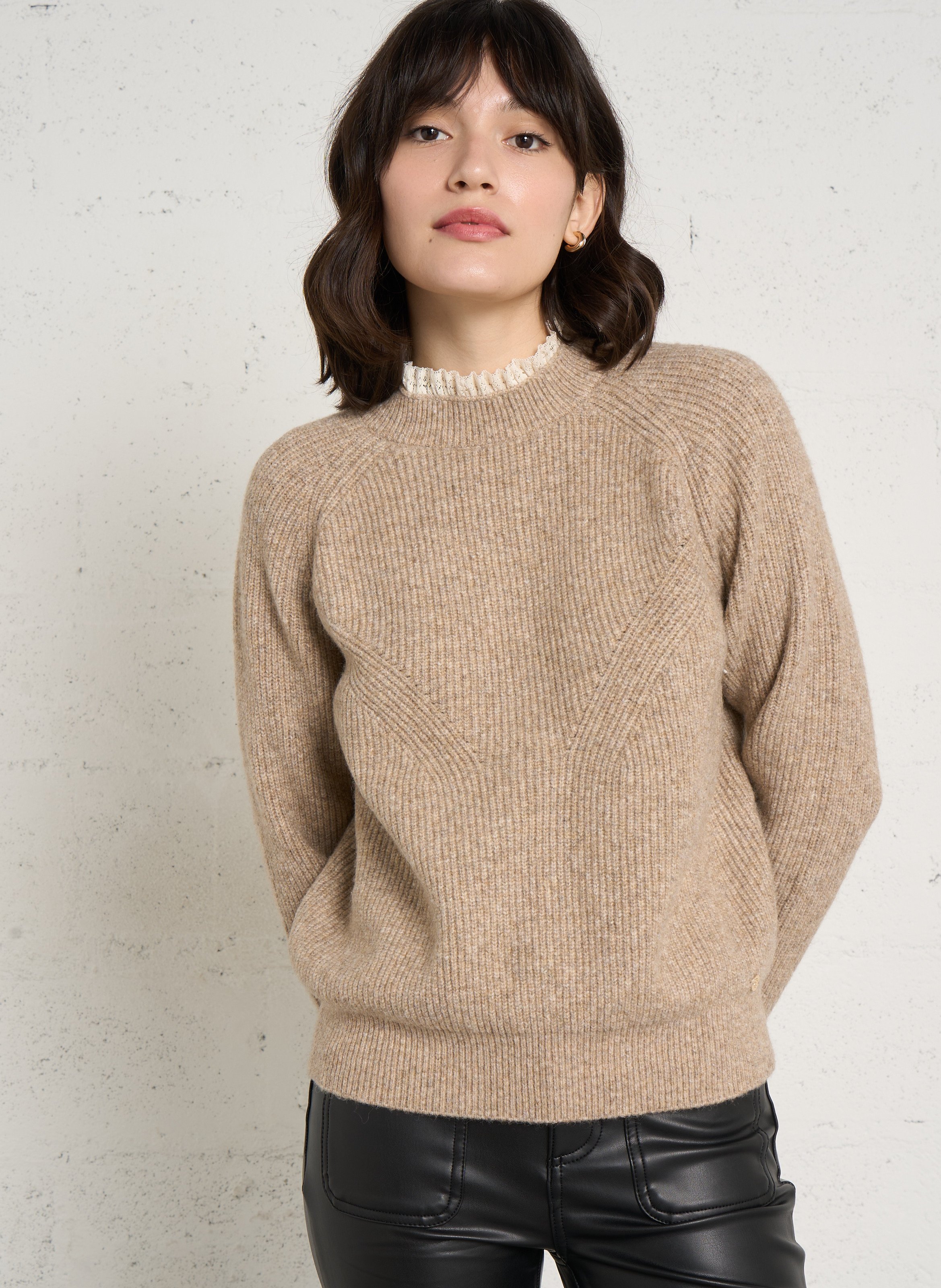 Pull col rond LA PETITE ETOILE