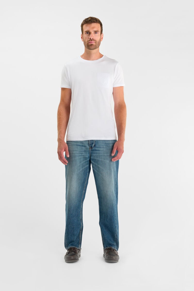 Loose-Fit Buttoned Jeans LE TEMPS DES CERISES Blue