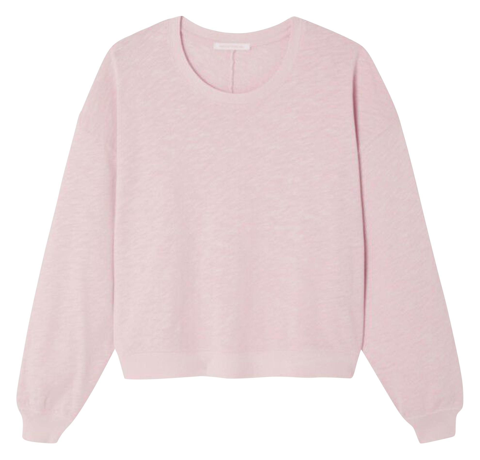 Tee-shirt droit col rond en coton AMERICAN VINTAGE