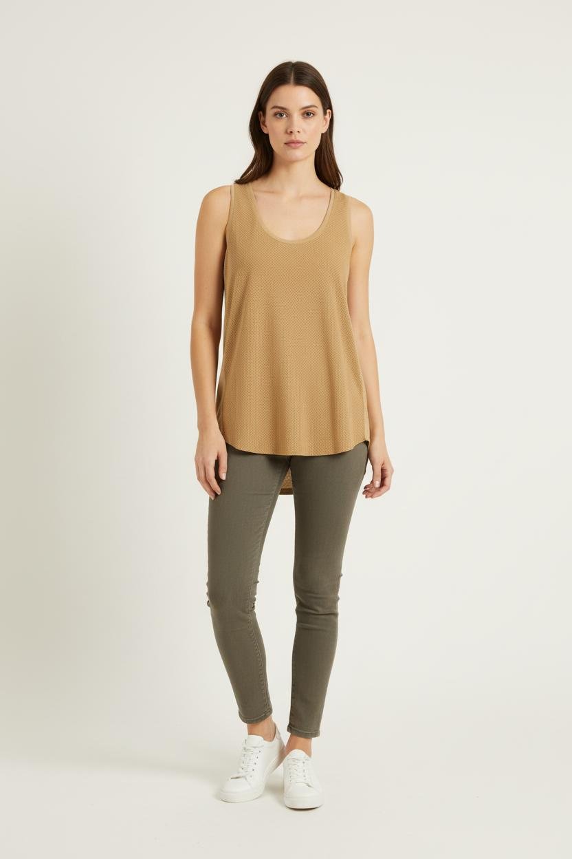 Top & tank top MAJESTIC FILATURES - SECONDE MAIN Beige