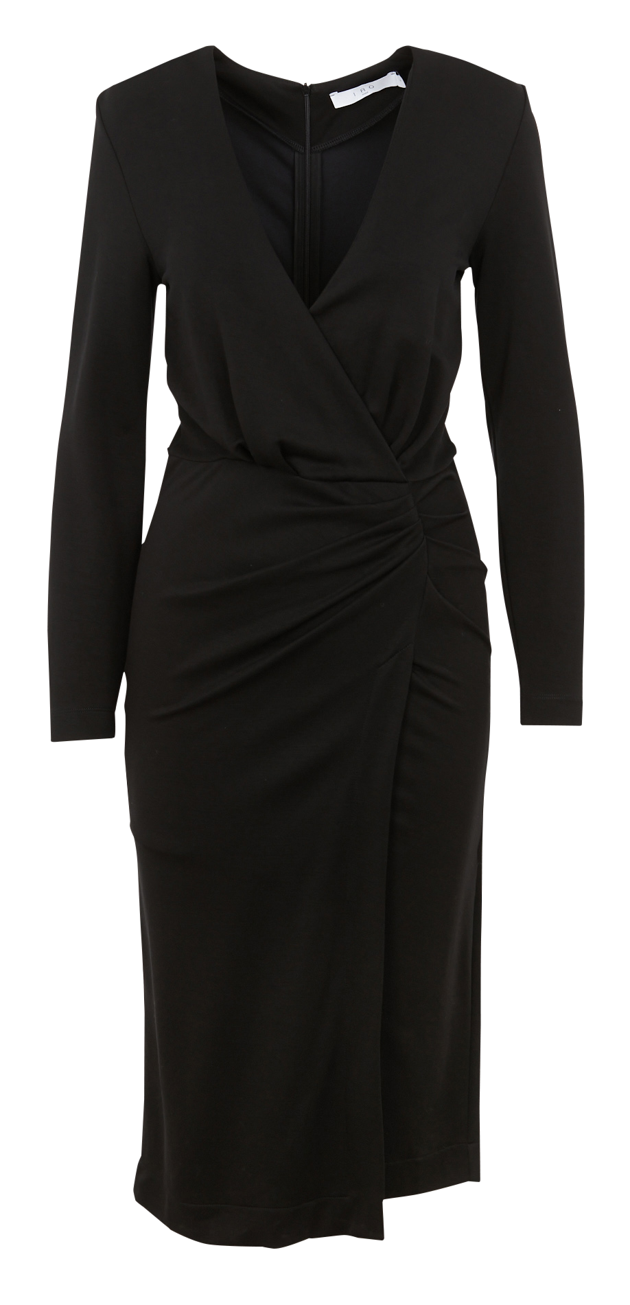 Robe mi-longue col V  IRO Noir