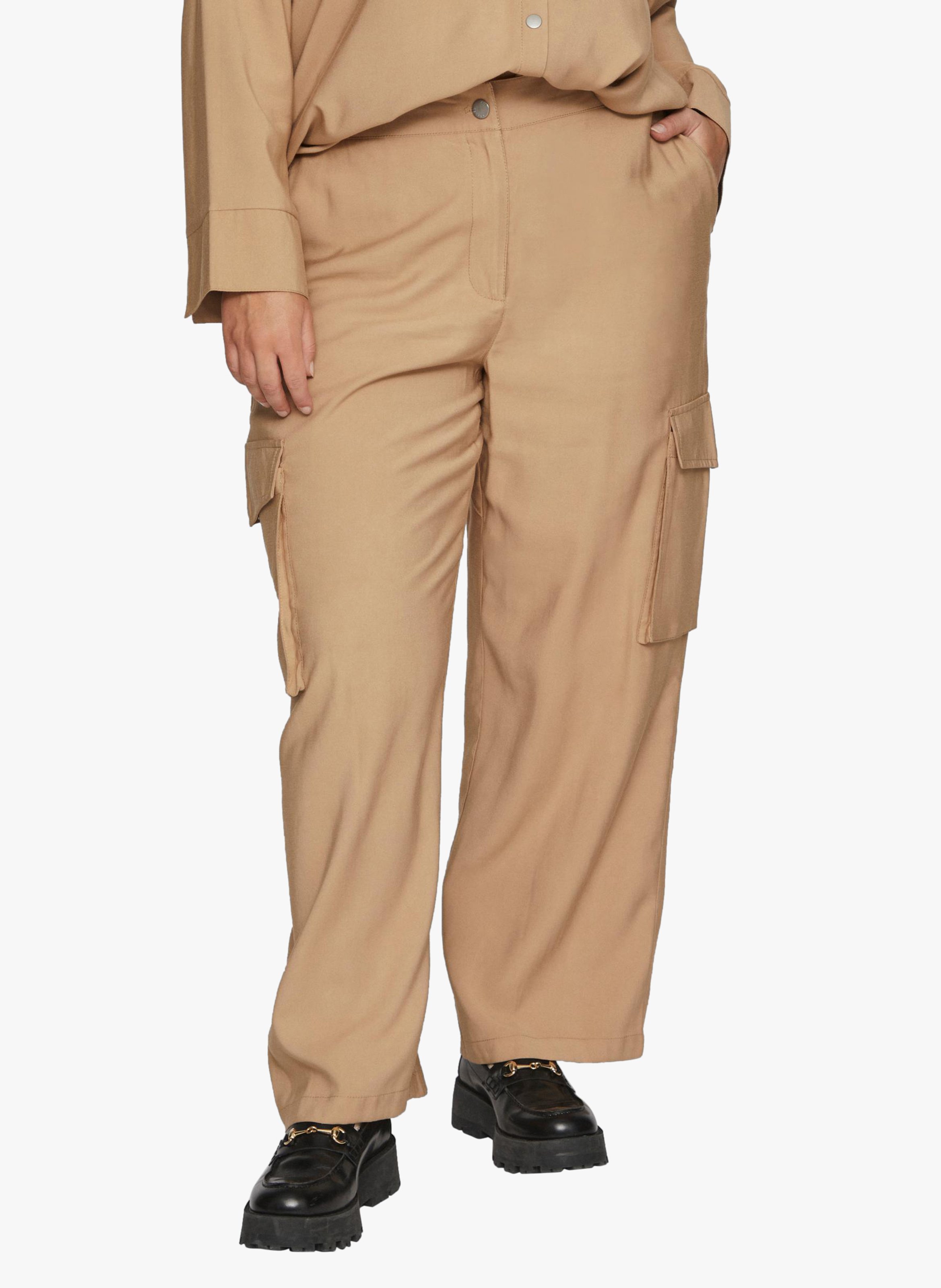 Pantalon droit  EVOKED Beige