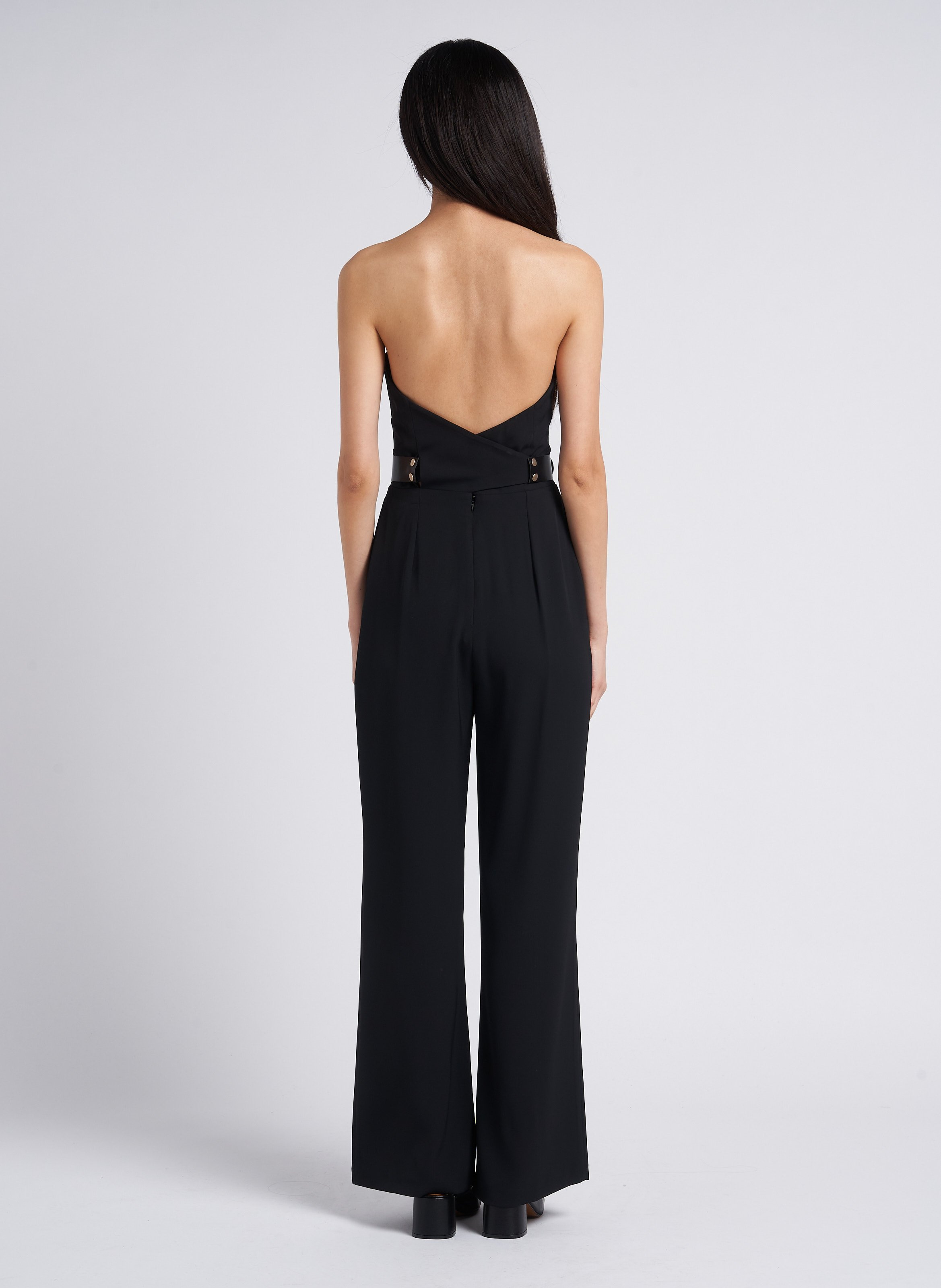 Combinaison bustier avec ceinture IMPERIAL Noir