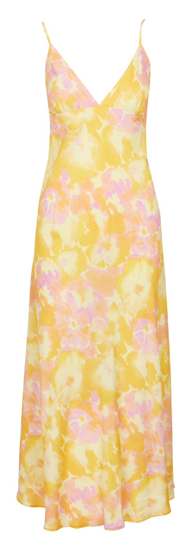 Lange jurk met print THE NEW SOCIETY Veelkleurig