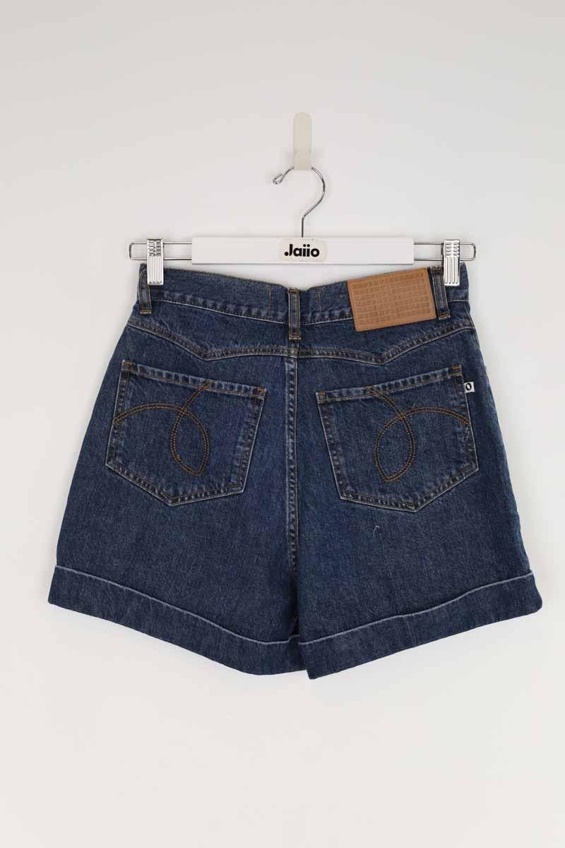 Cotton mini shorts MAKE MY LEMONADE - Seconde Main Blue