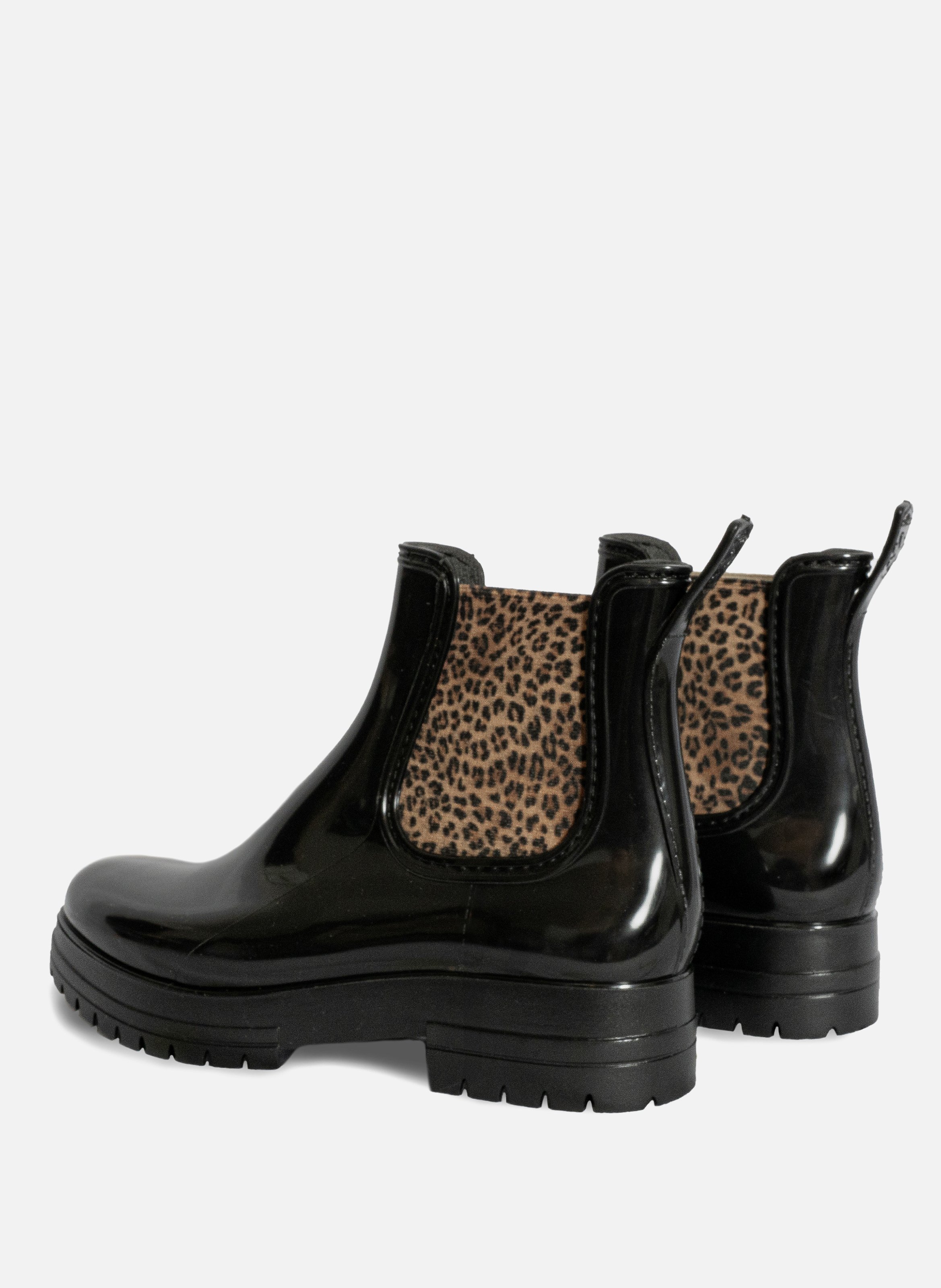 Lugged rain boots JULES & JENN Black