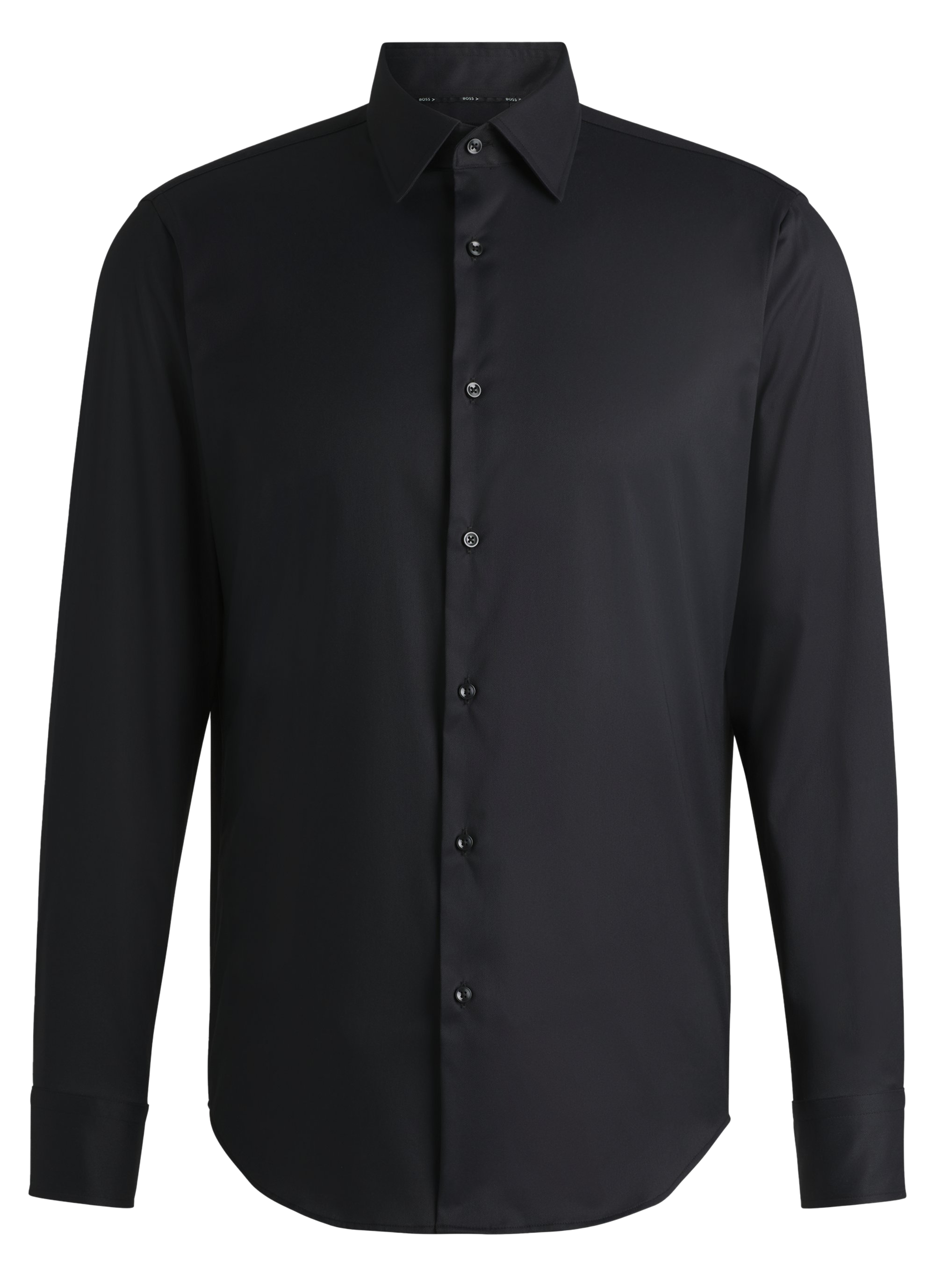 Regular city shirt BOSS Black