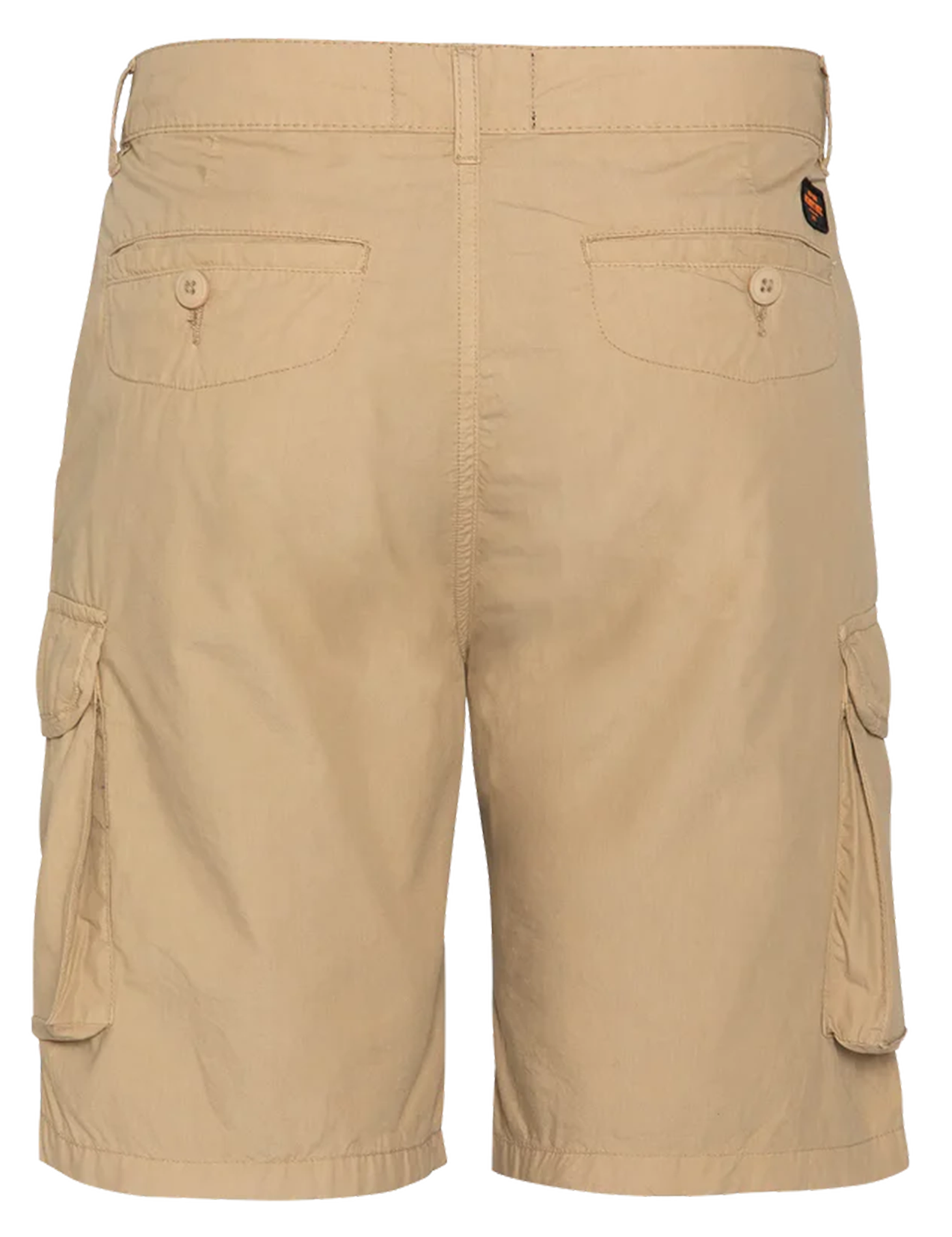 Short droit en coton SCHOTT Beige