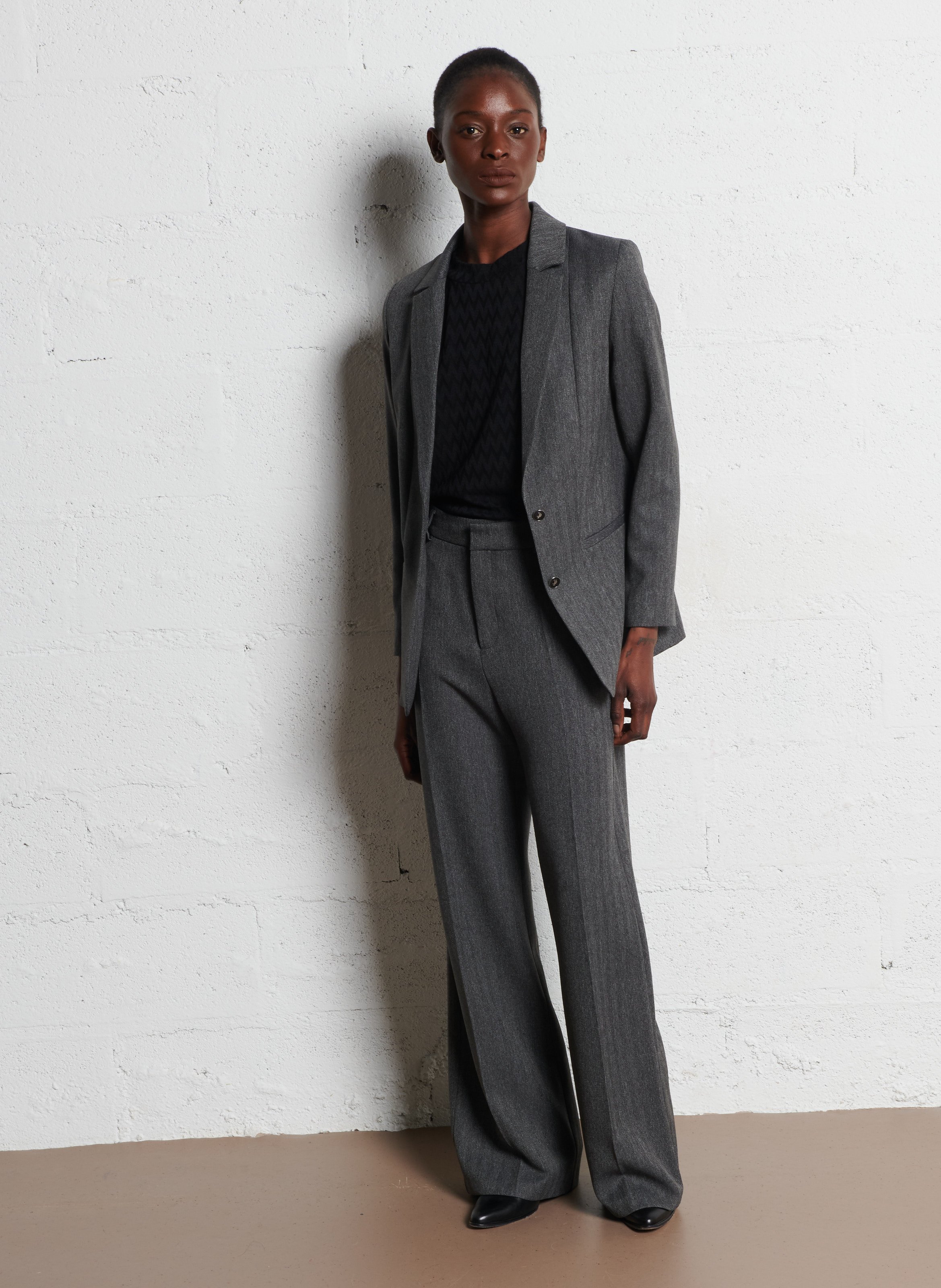 Dala suit jacket I CODE Grey