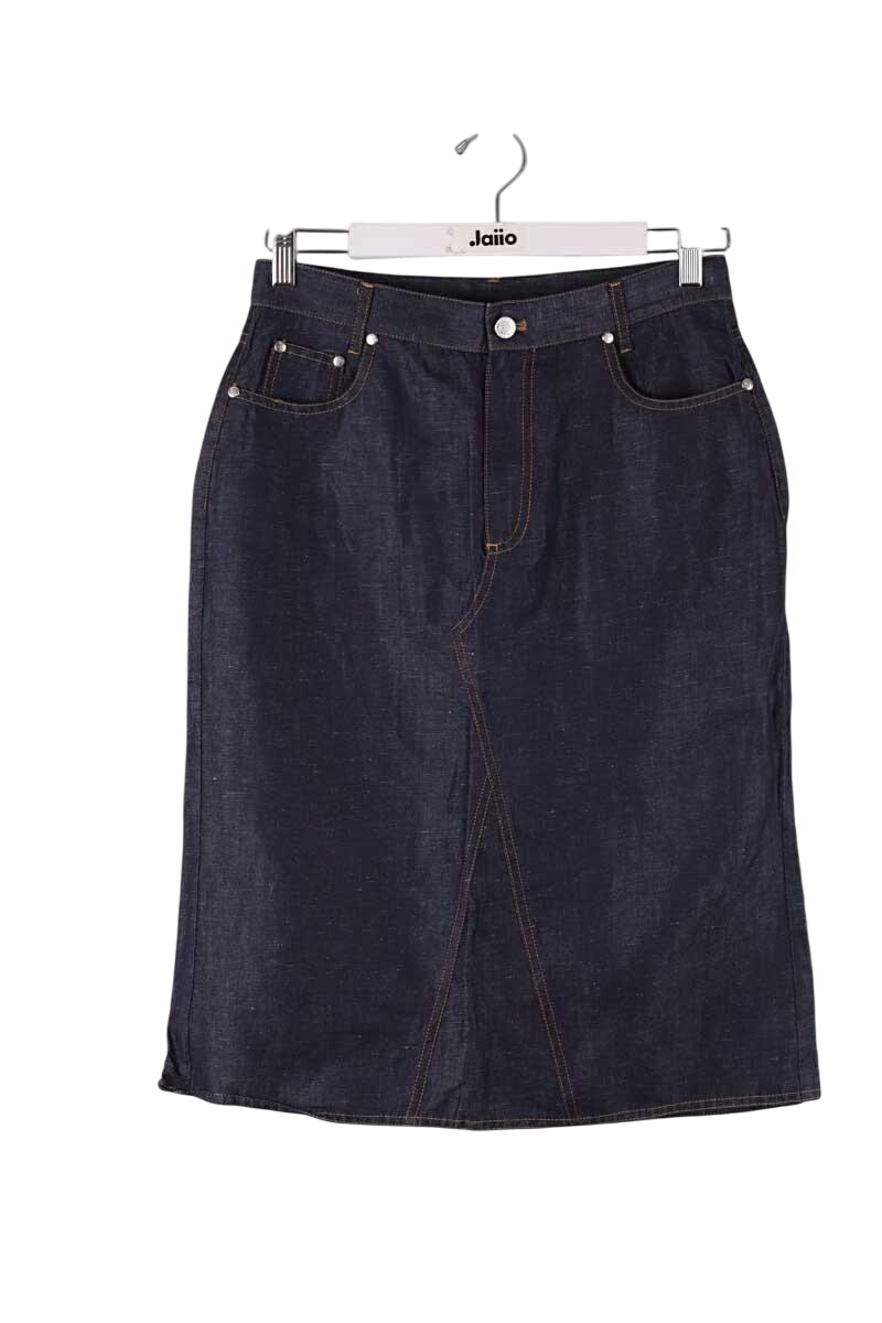 Cotton skirt KENZO - SECONDE MAIN Blue