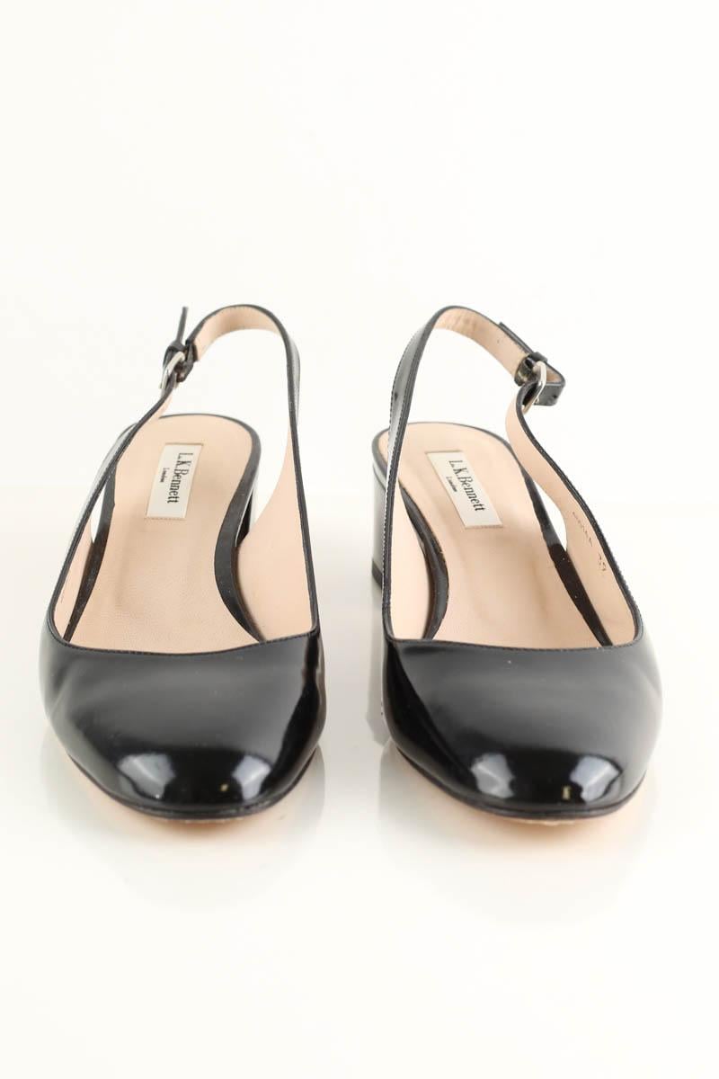 Leather heels LK BENNETT - Seconde Main Black