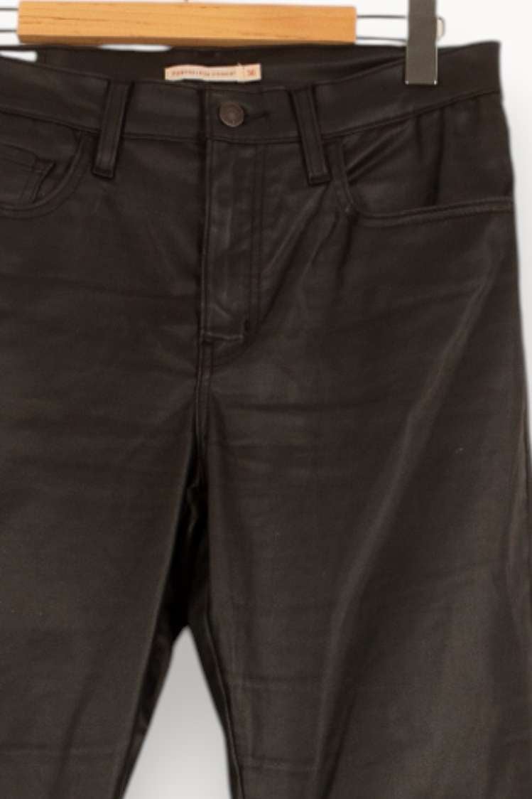 Cropped slim jeans with studs LEVI'S - Seconde main Black