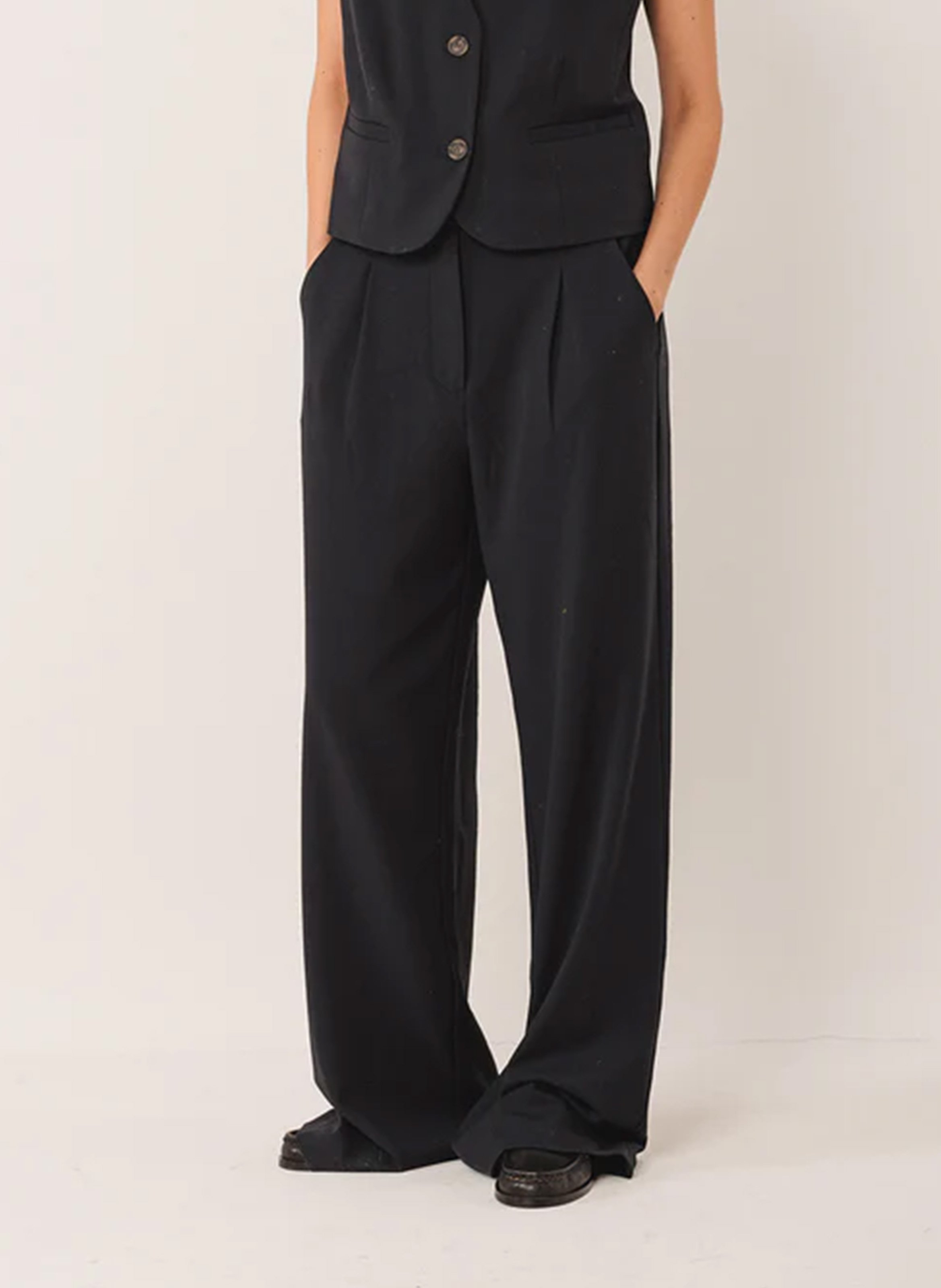 Wide trousers INDI & COLD Blue